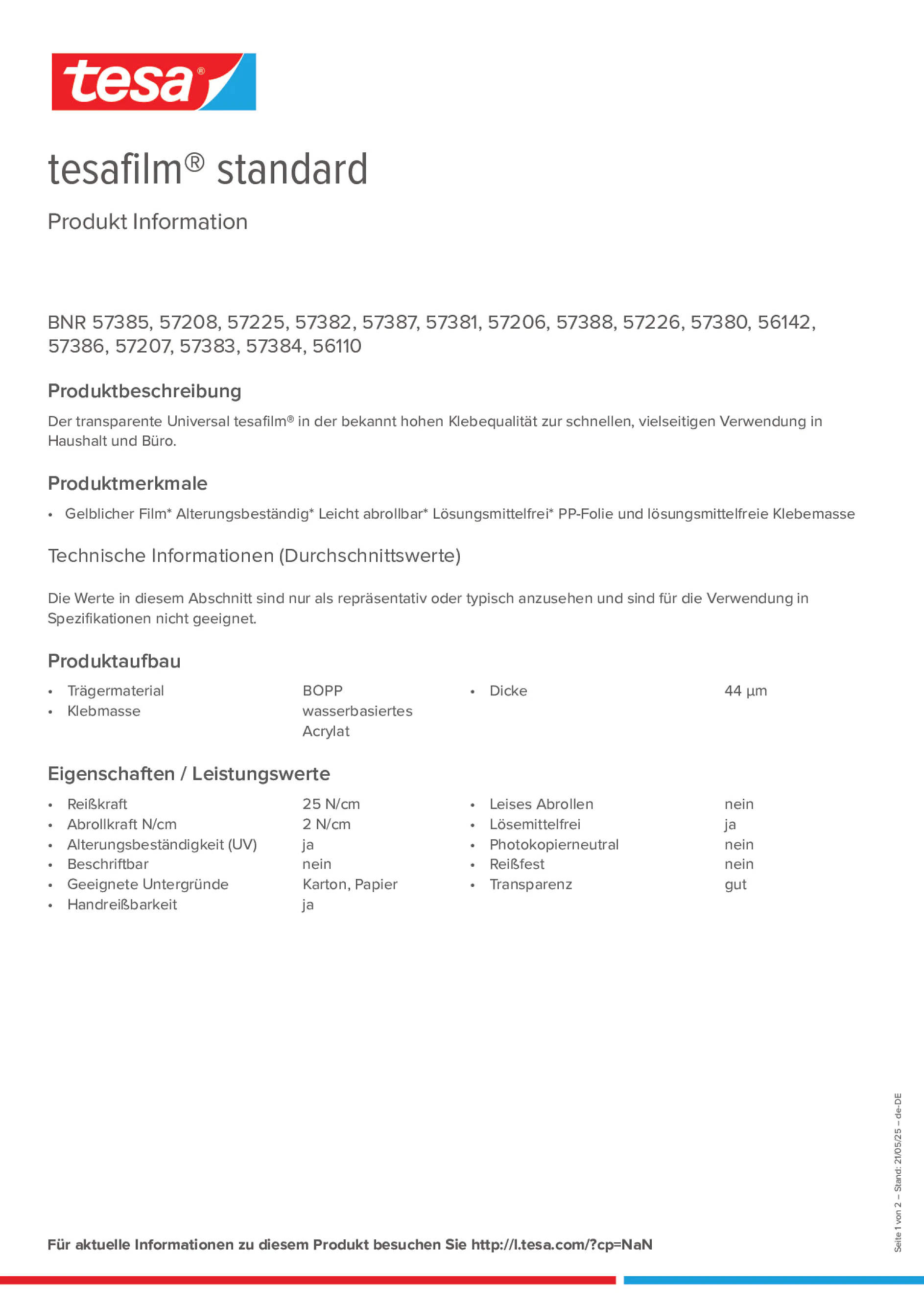Product information_tesafilm® 57226_de-DE