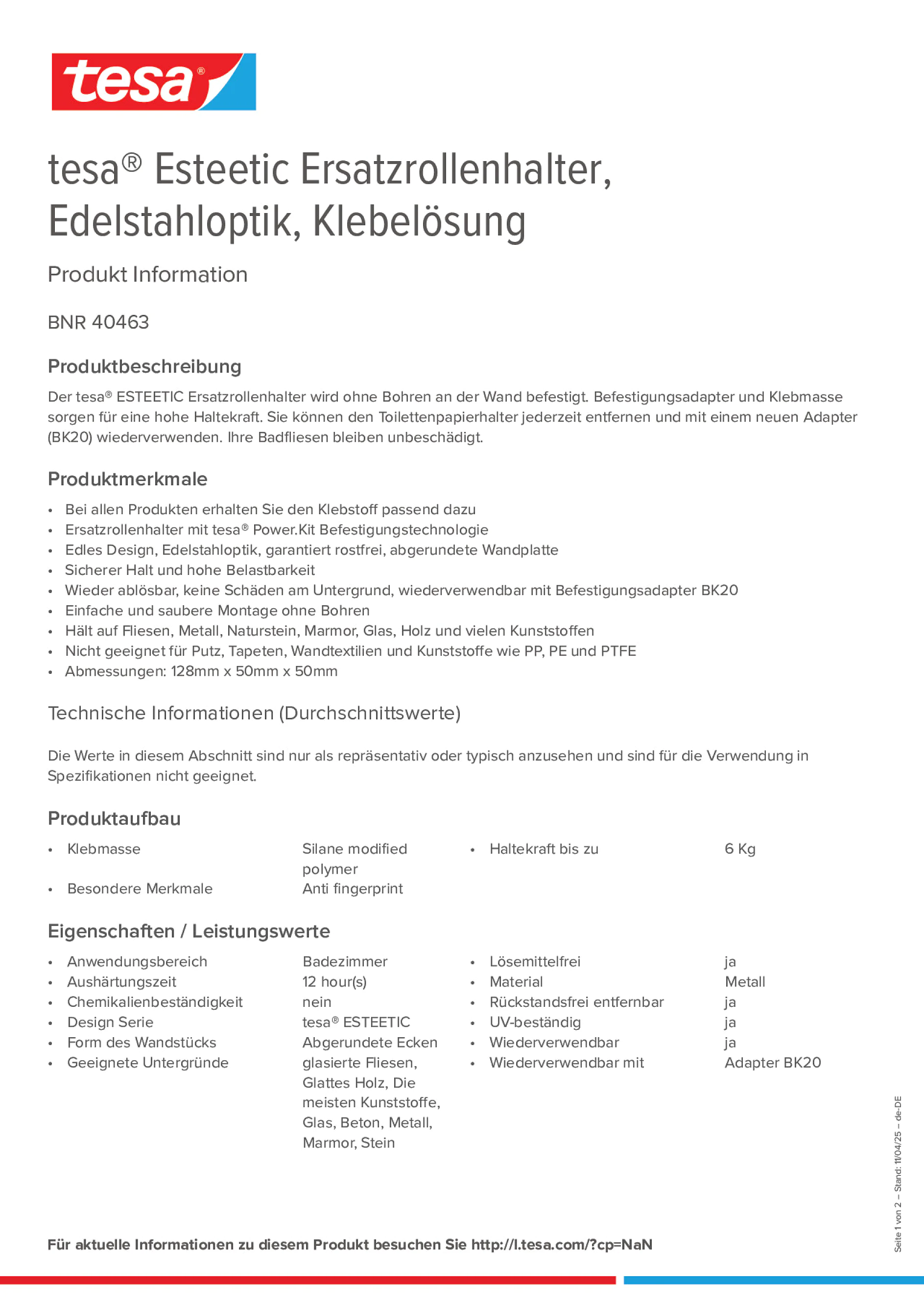 Product information_tesa® 40463_de-DE