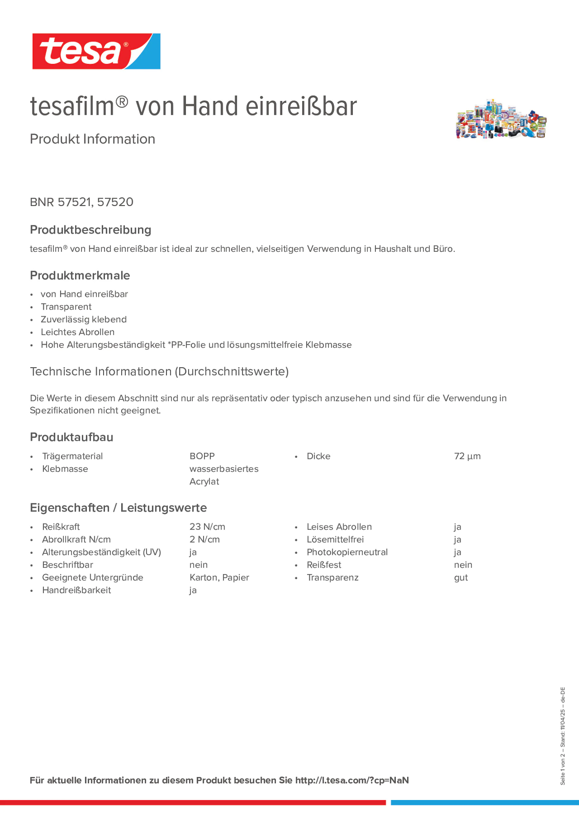 Product information_tesafilm® 57520_de-DE