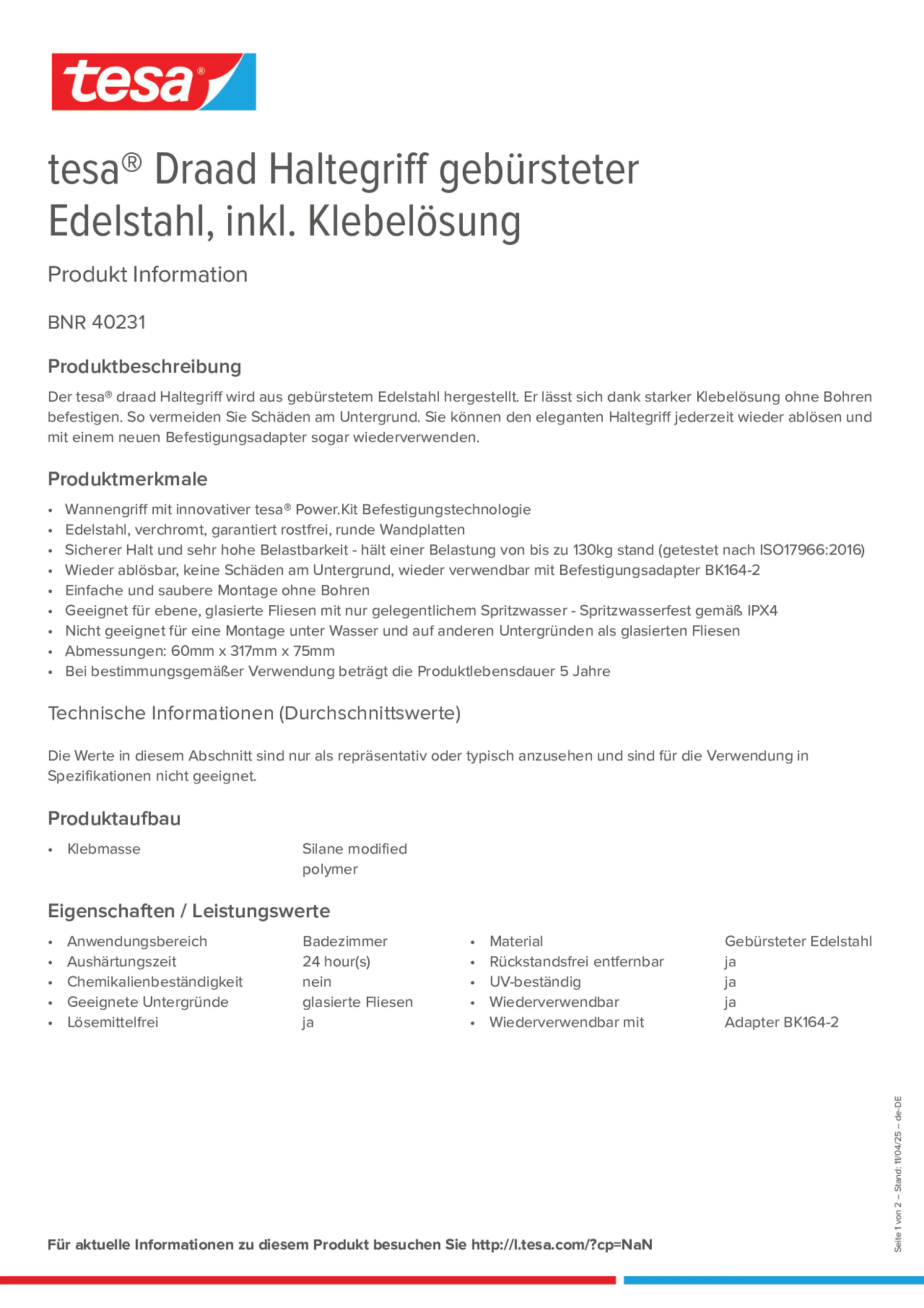 Product information_tesa® 40231_de-DE