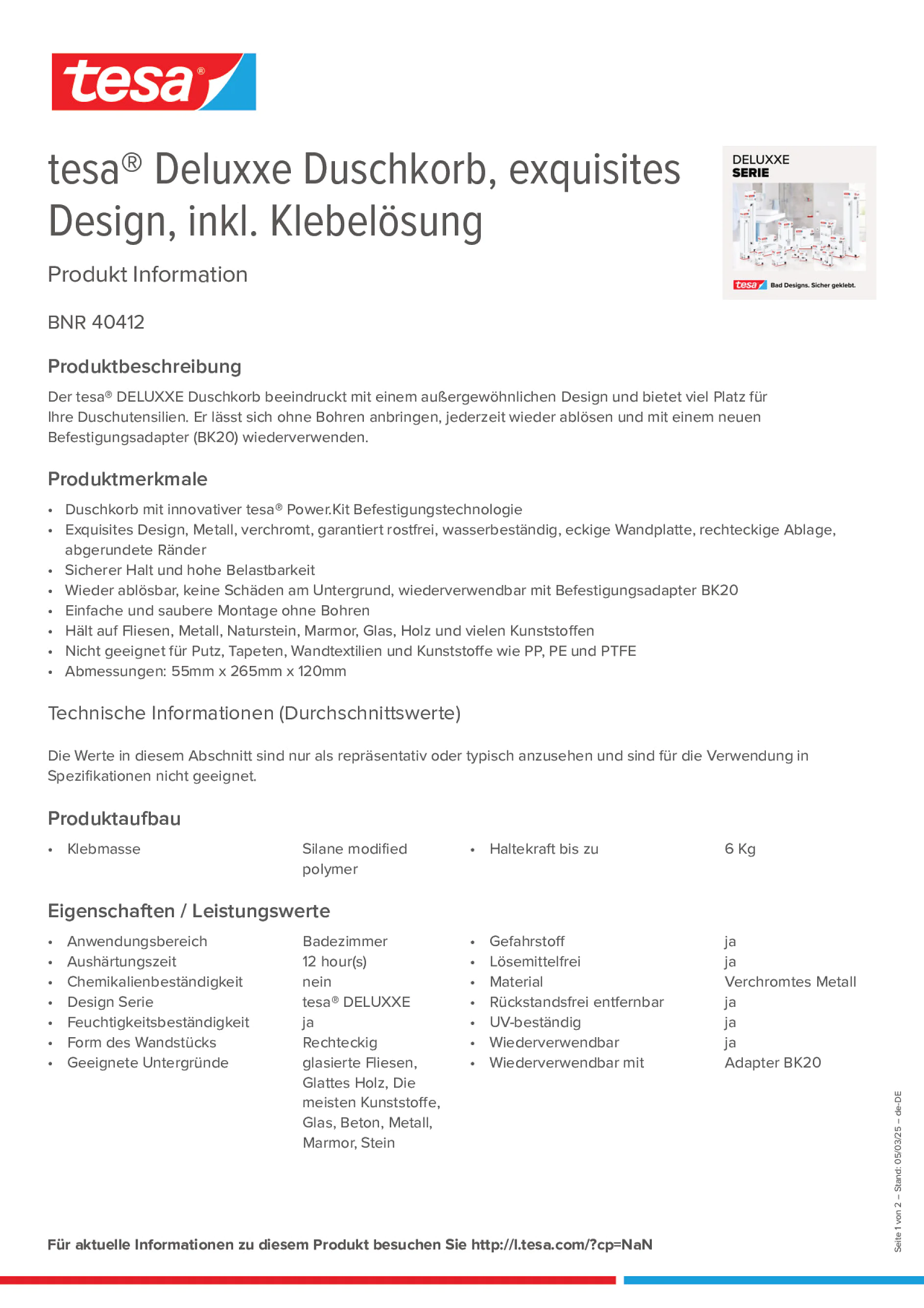 Product information_tesa® 40412_de-DE