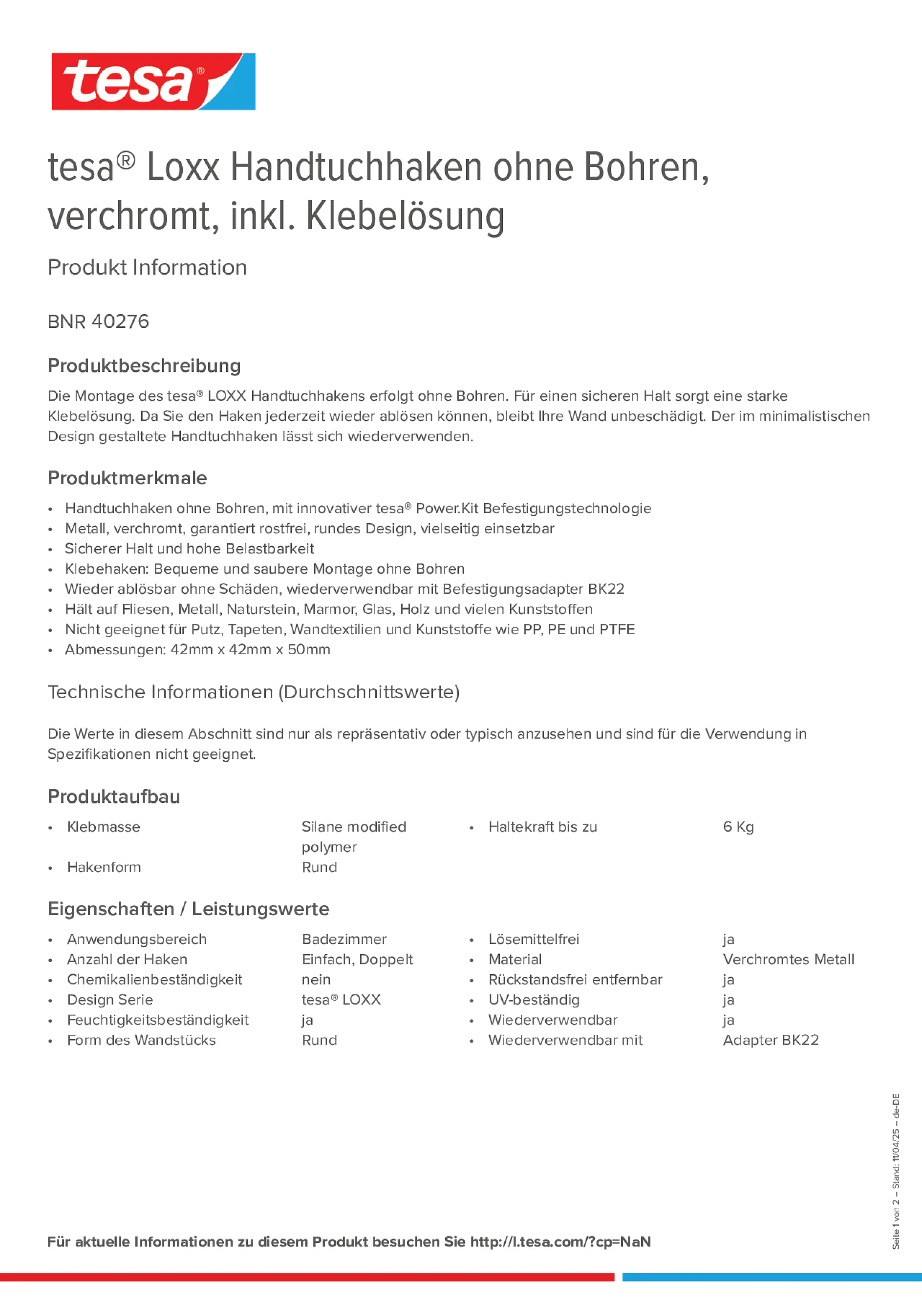 Product information_tesa® 40276_de-DE