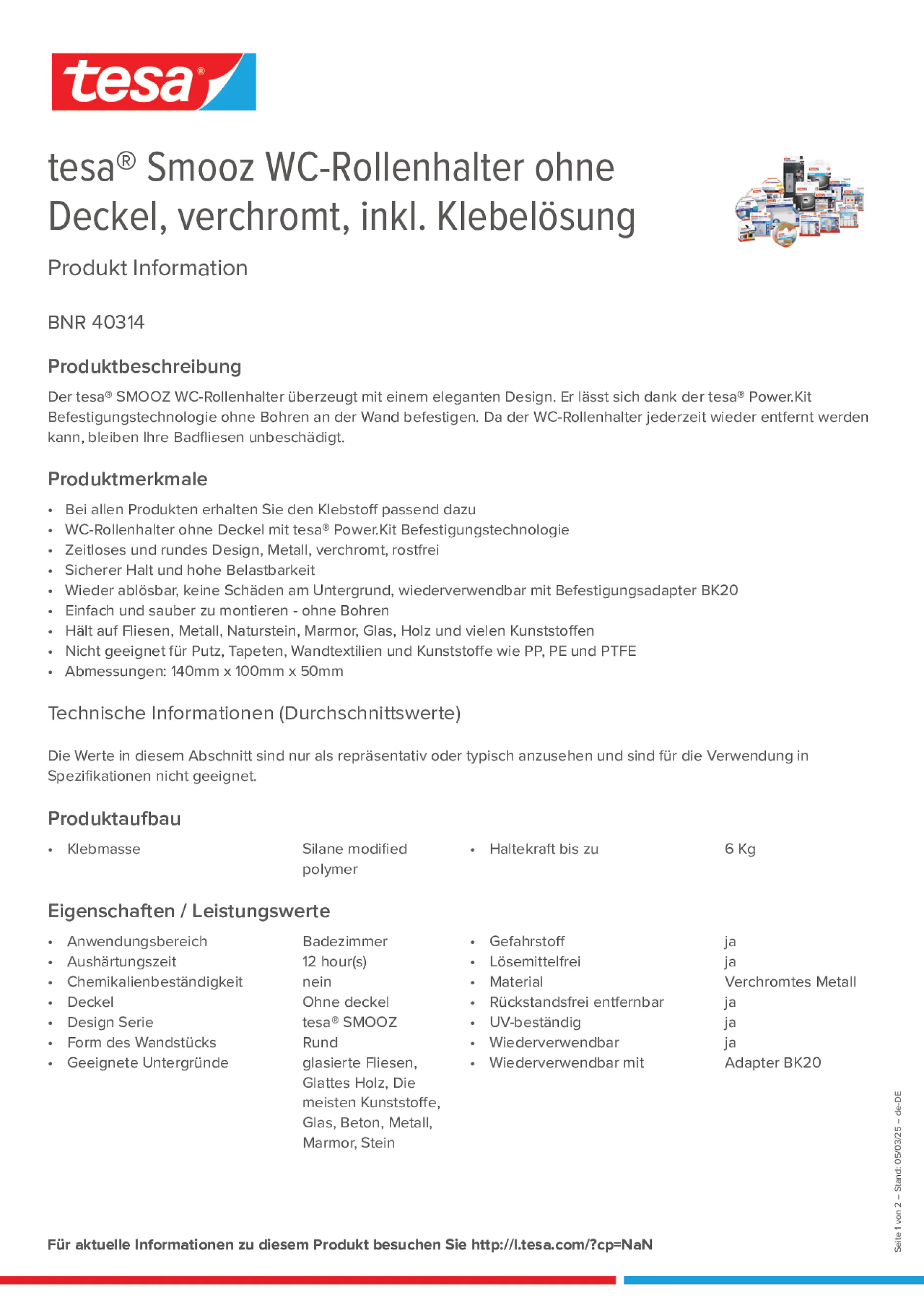 Product information_tesa® 40314_de-DE