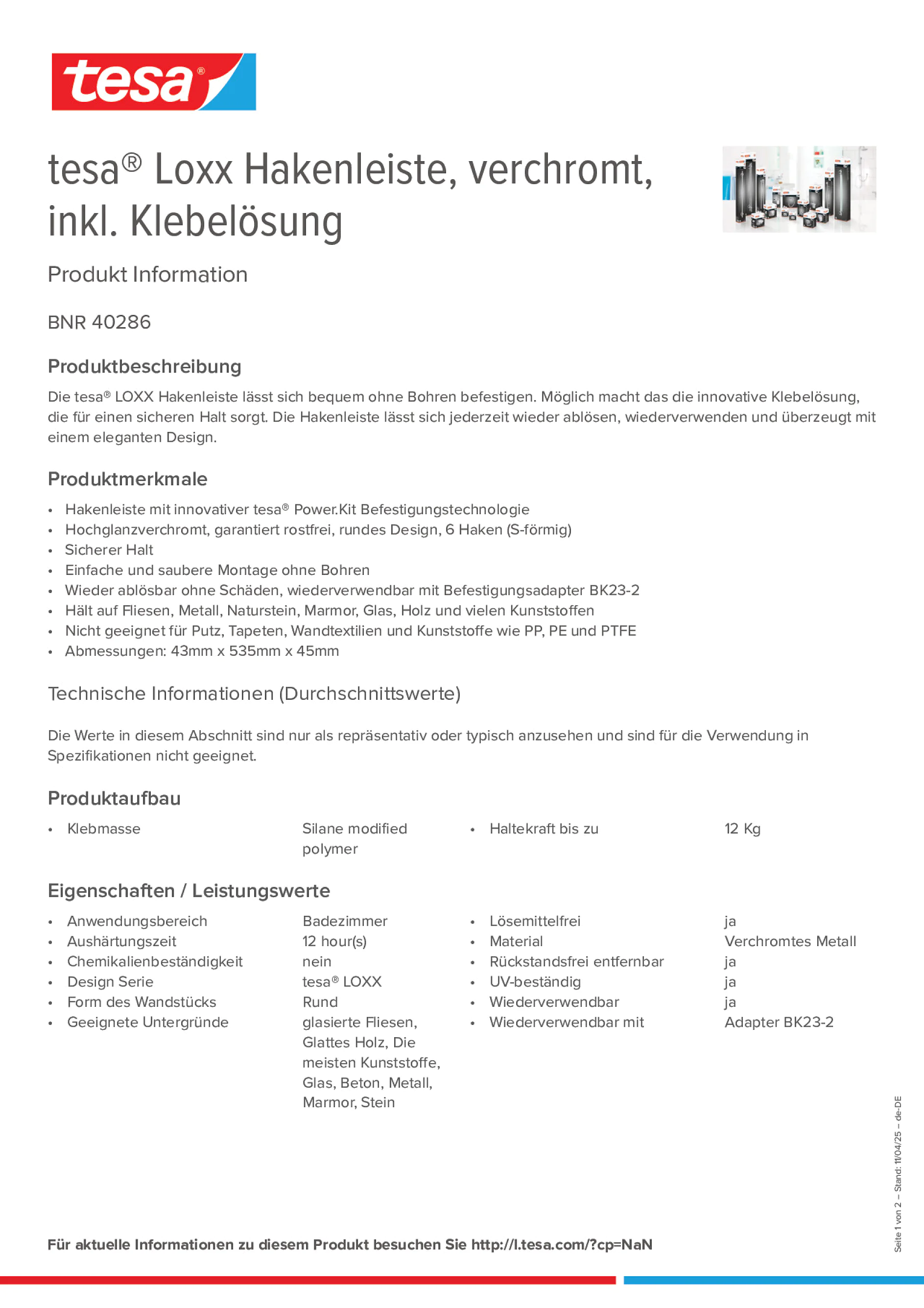 Product information_tesa® 40286_de-DE