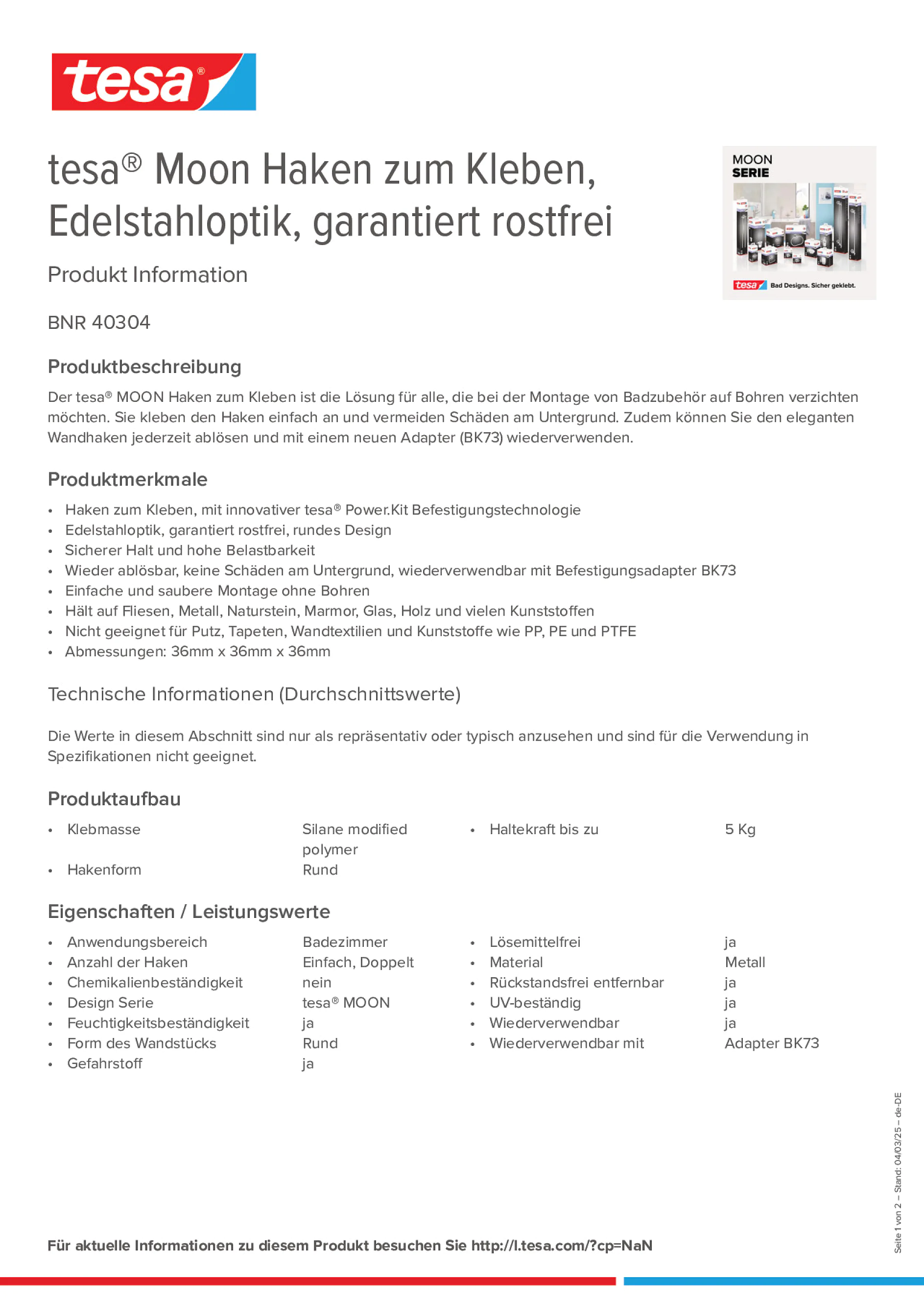 Product information_tesa® 40304_de-DE