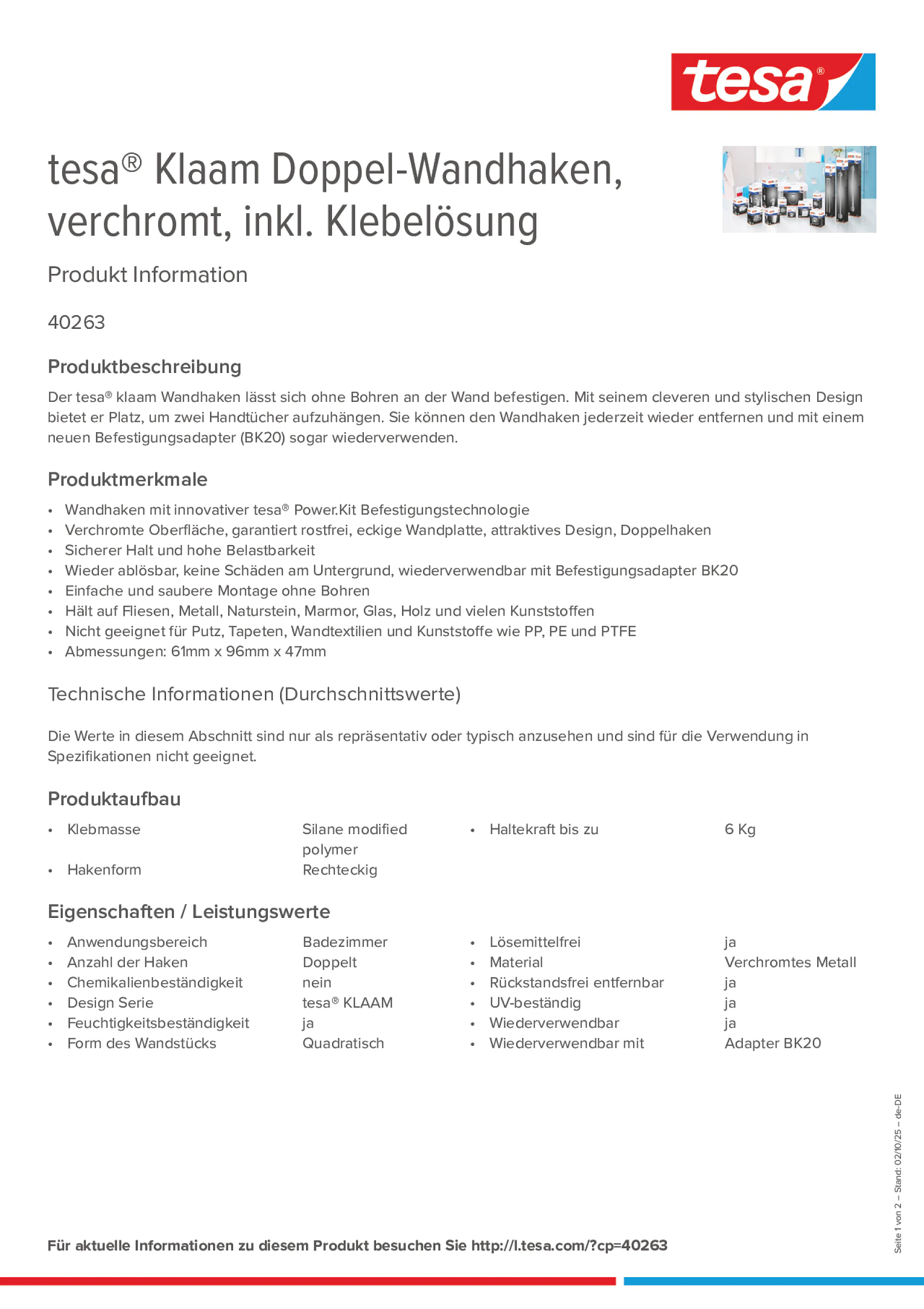 Product information_tesa® 40263_de-DE