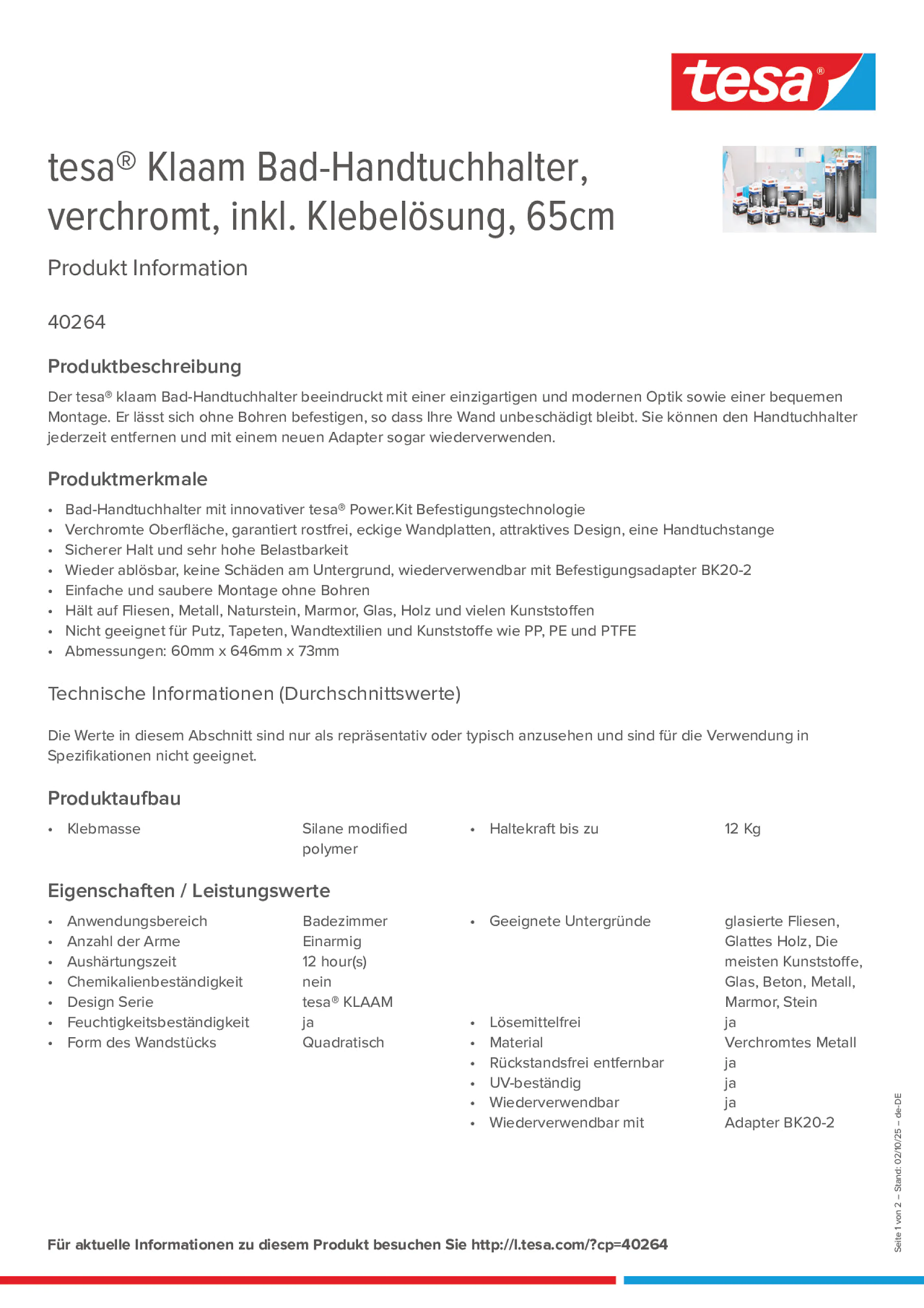Product information_tesa® 40264_de-DE