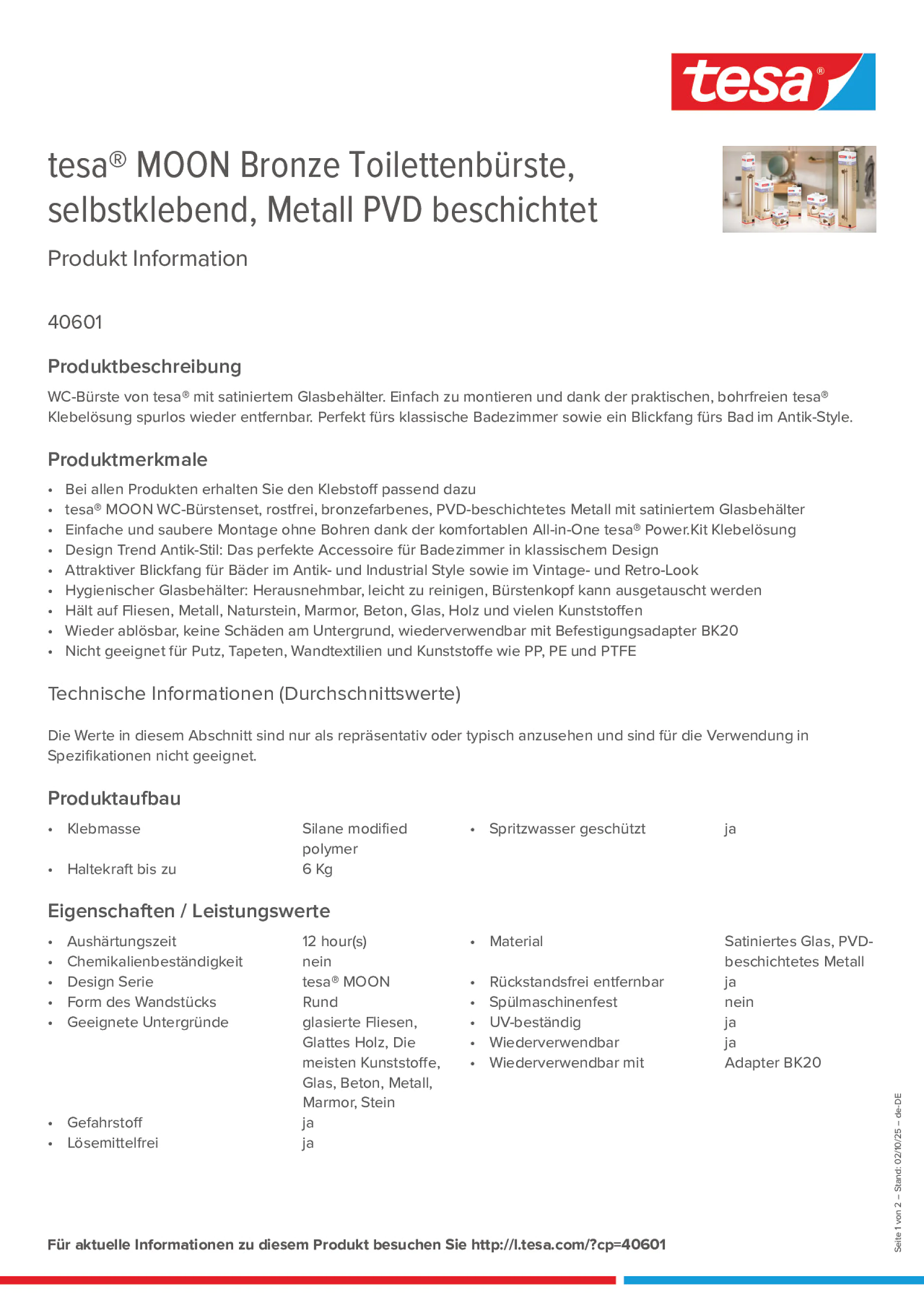 Product information_tesa® 40601_de-DE