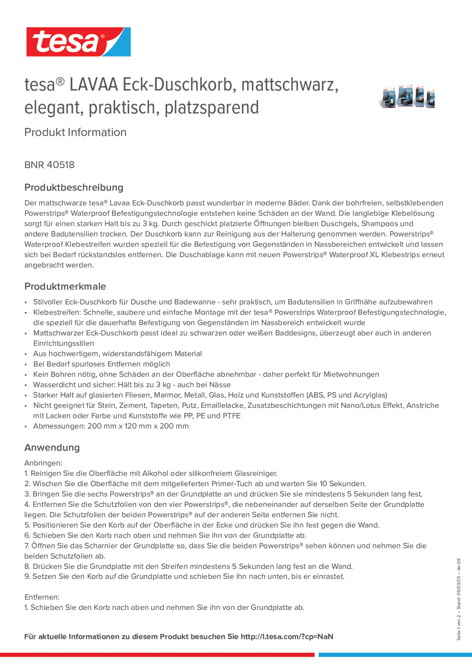 Product information_tesa® 40518_de-DE