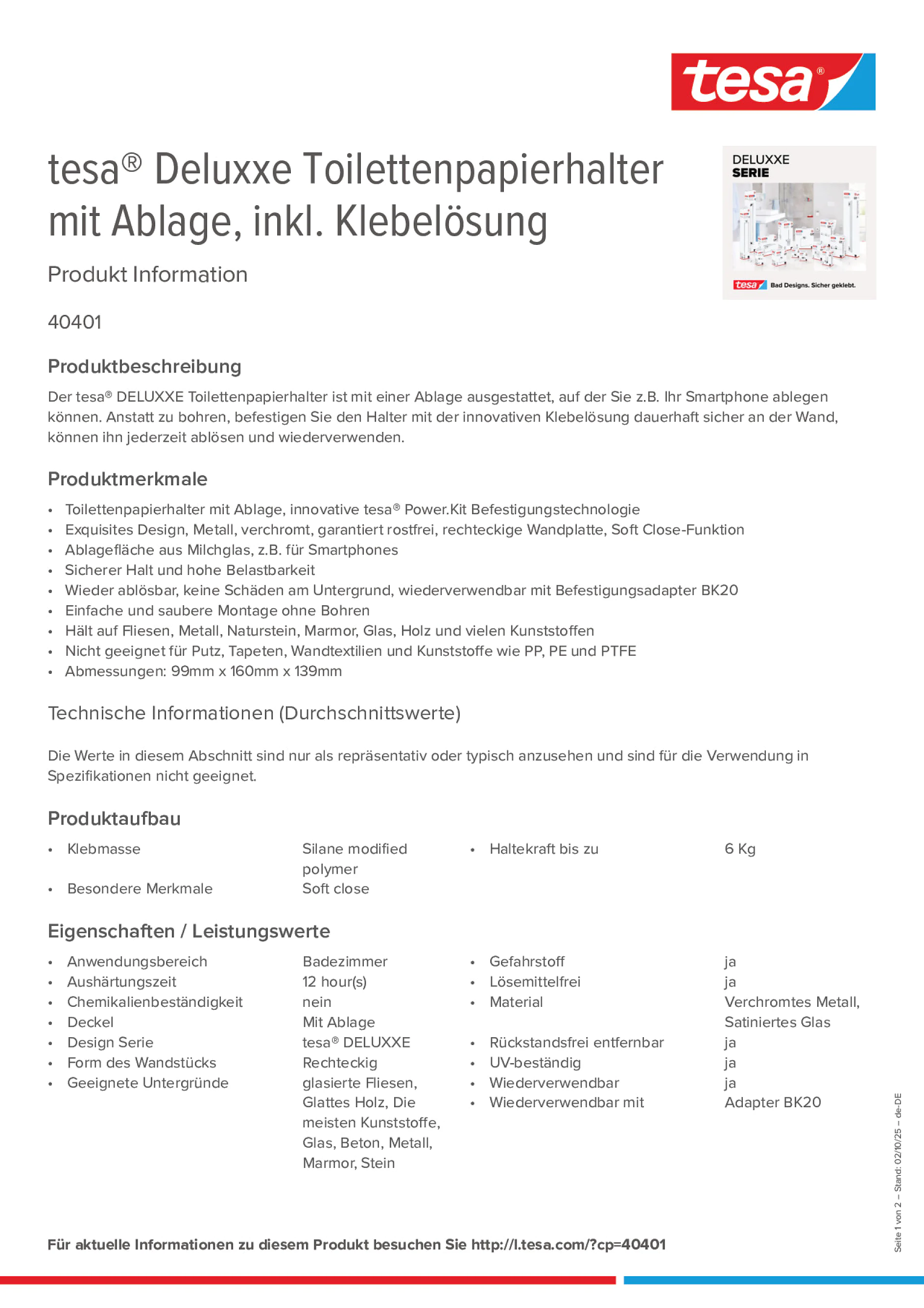 Product information_tesa® 40401_de-DE