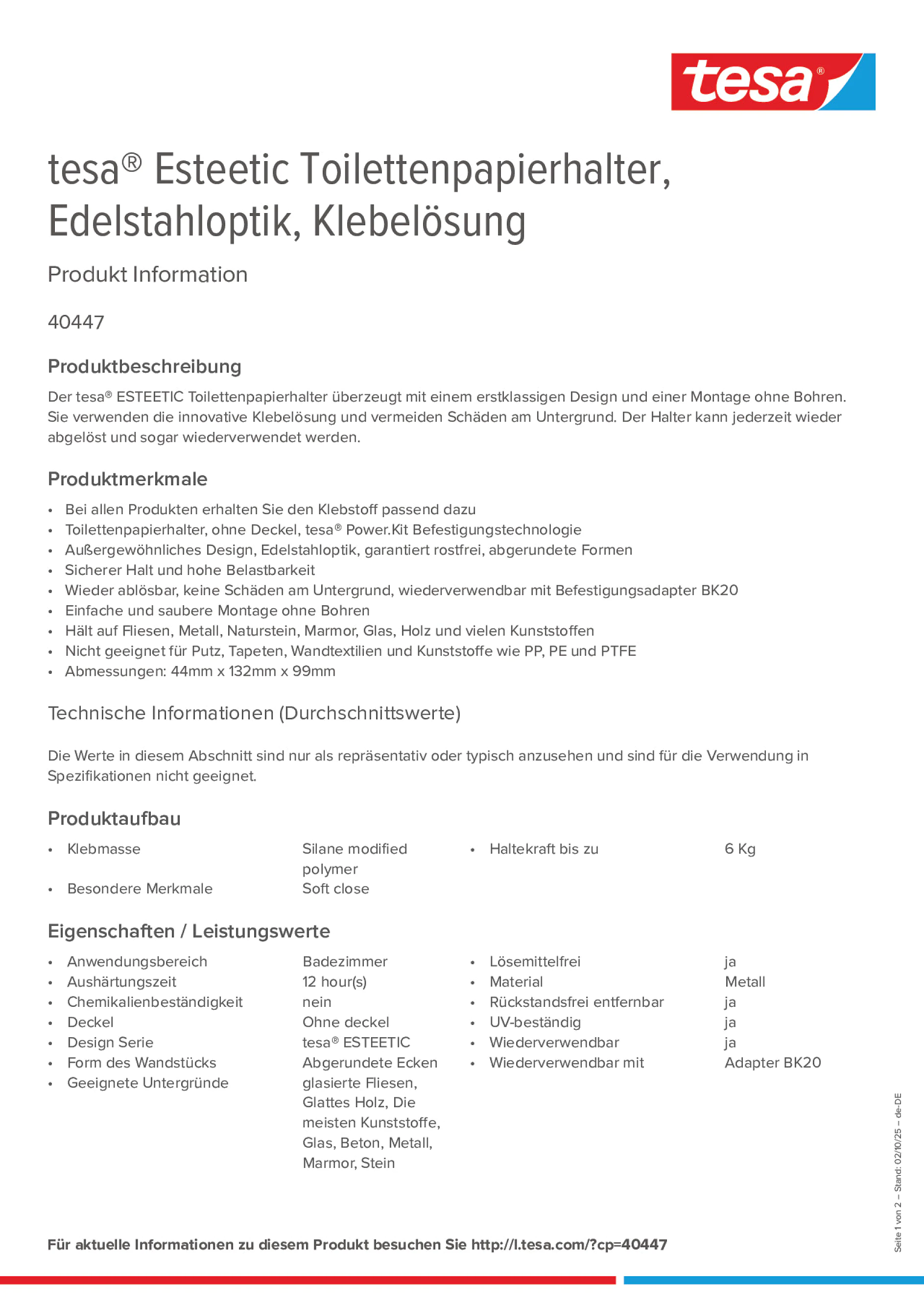 Product information_tesa® 40447_de-DE