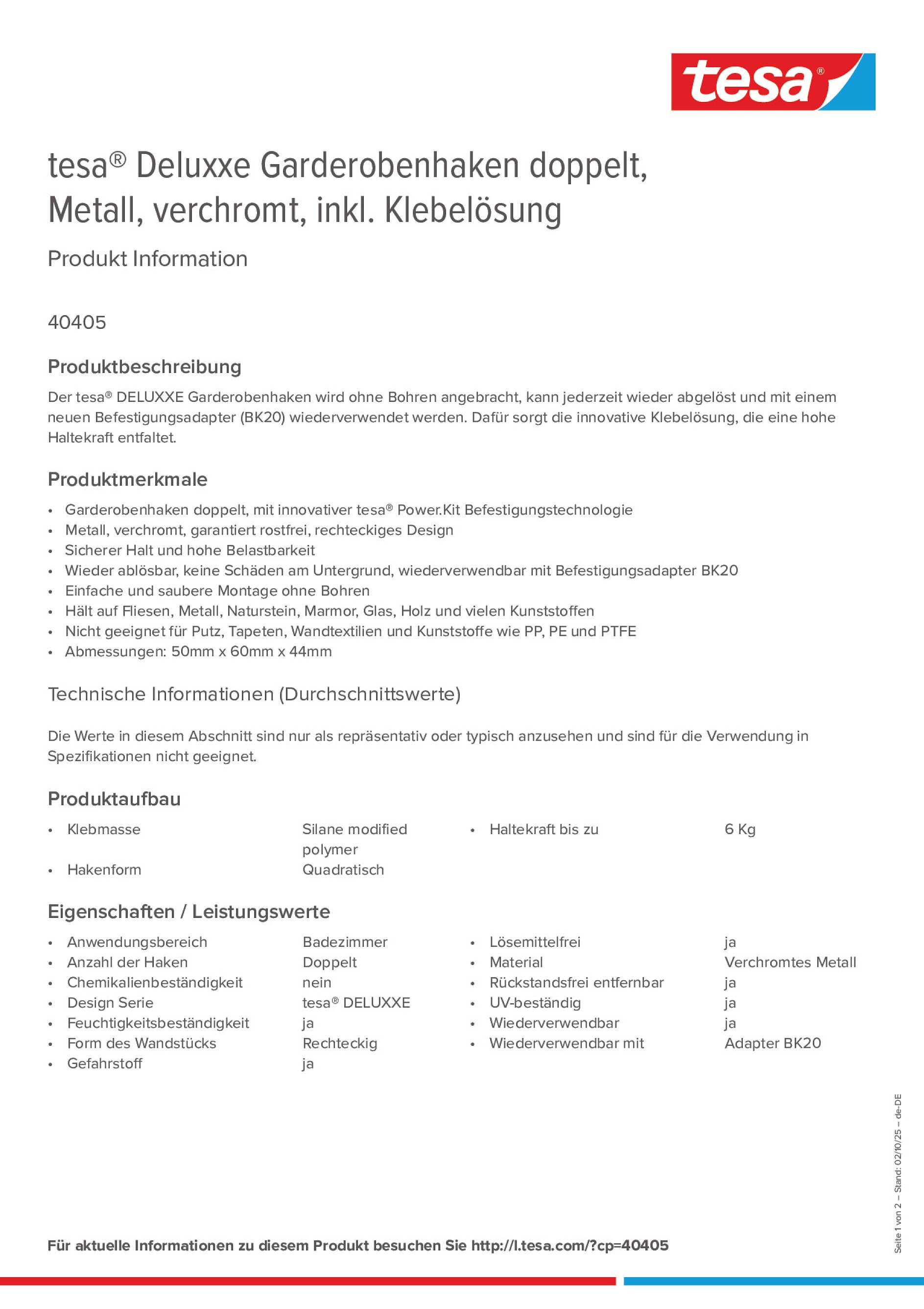 Product information_tesa® 40405_de-DE