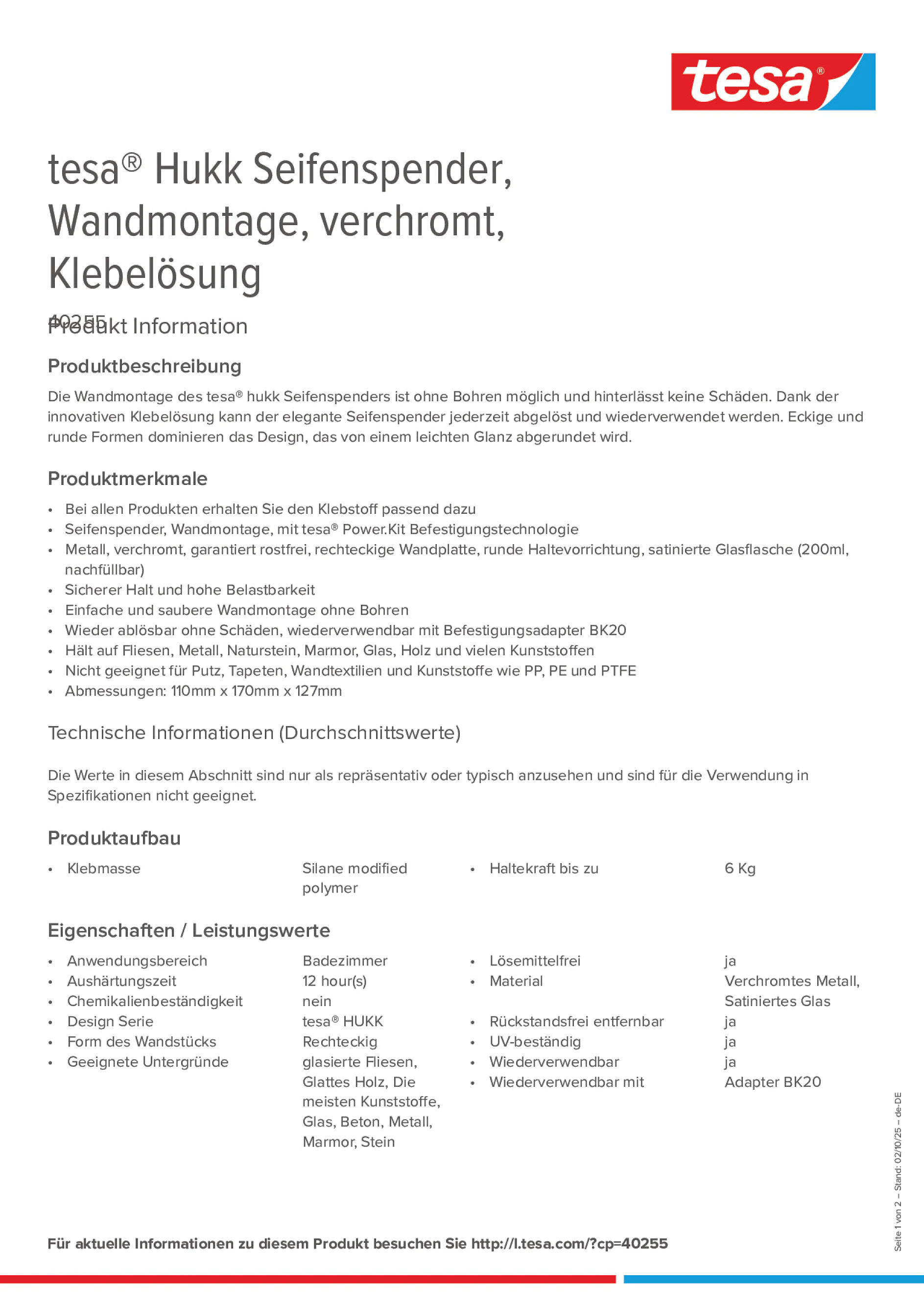 Product information_tesa® 40255_de-DE