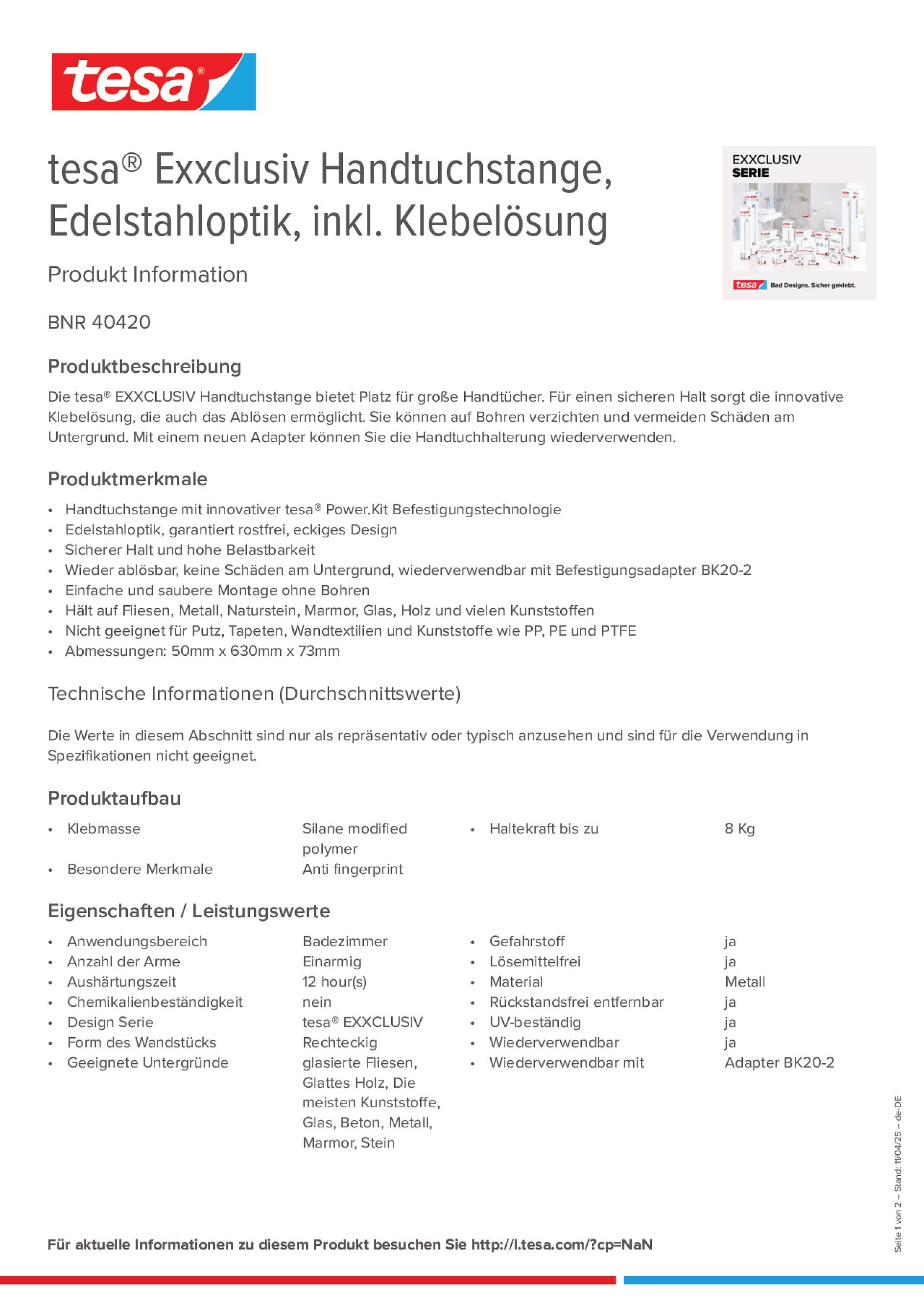 Product information_tesa® 40420_de-DE