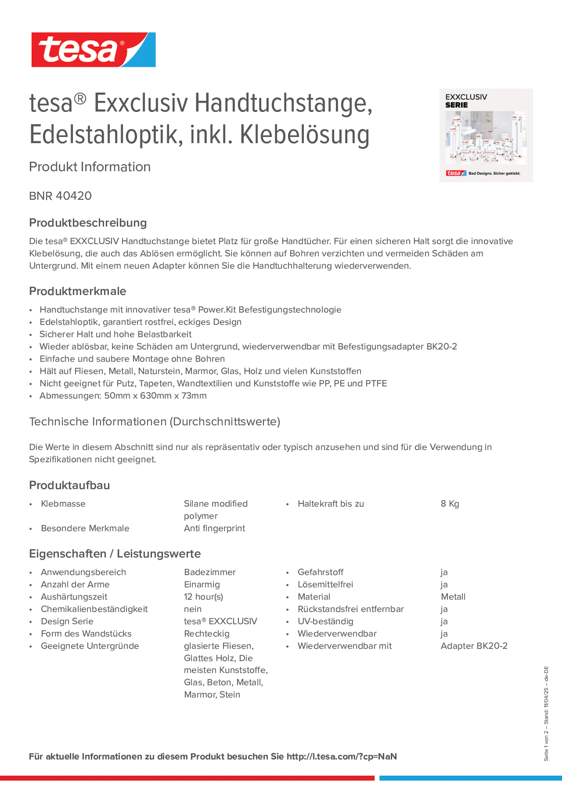 Product information_tesa® 40420_de-DE