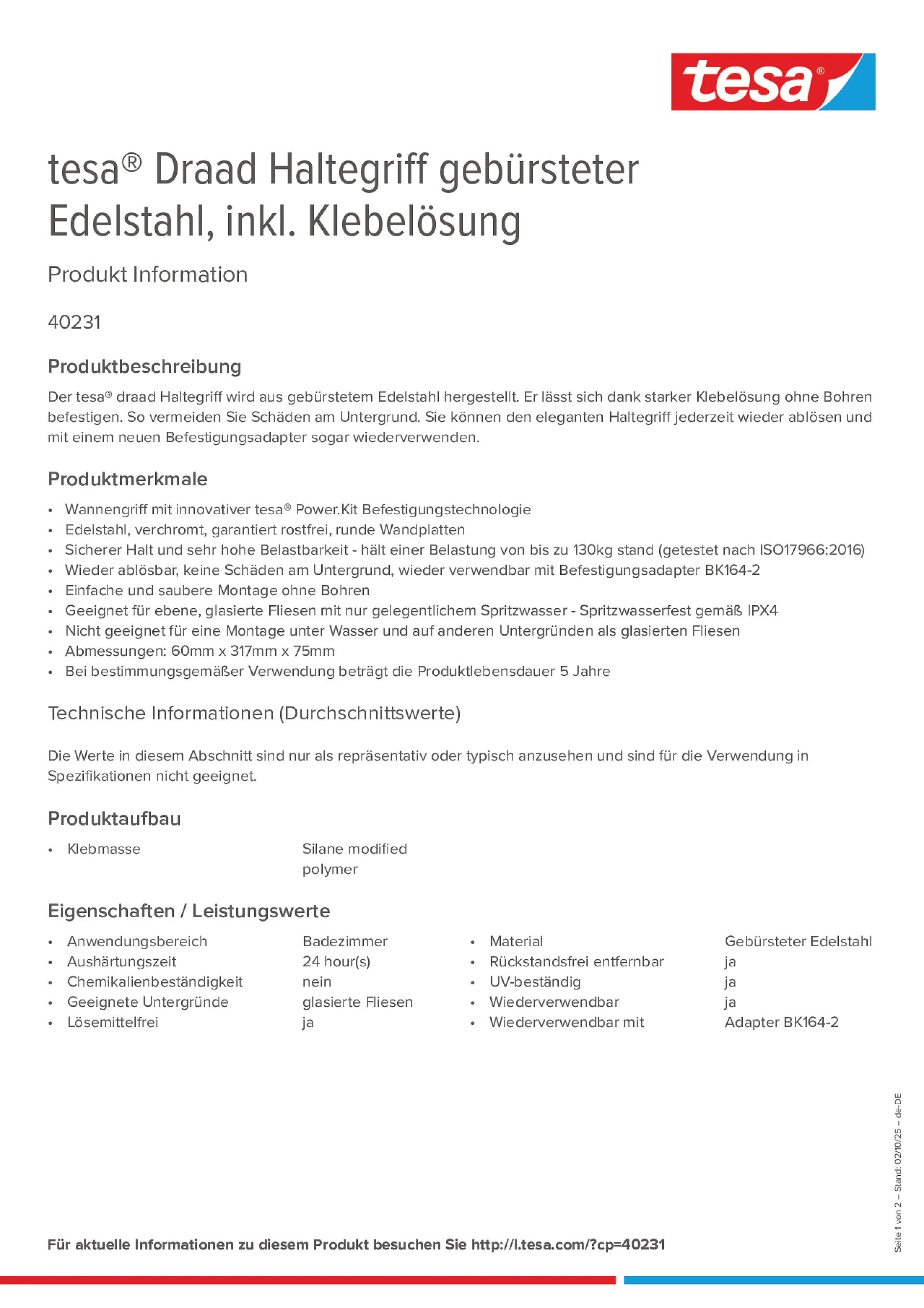 Product information_tesa® 40231_de-DE
