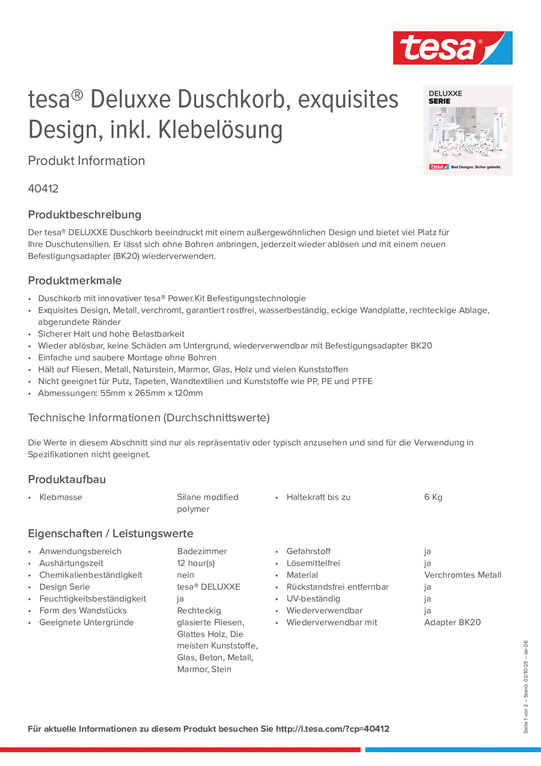 Product information_tesa® 40412_de-DE