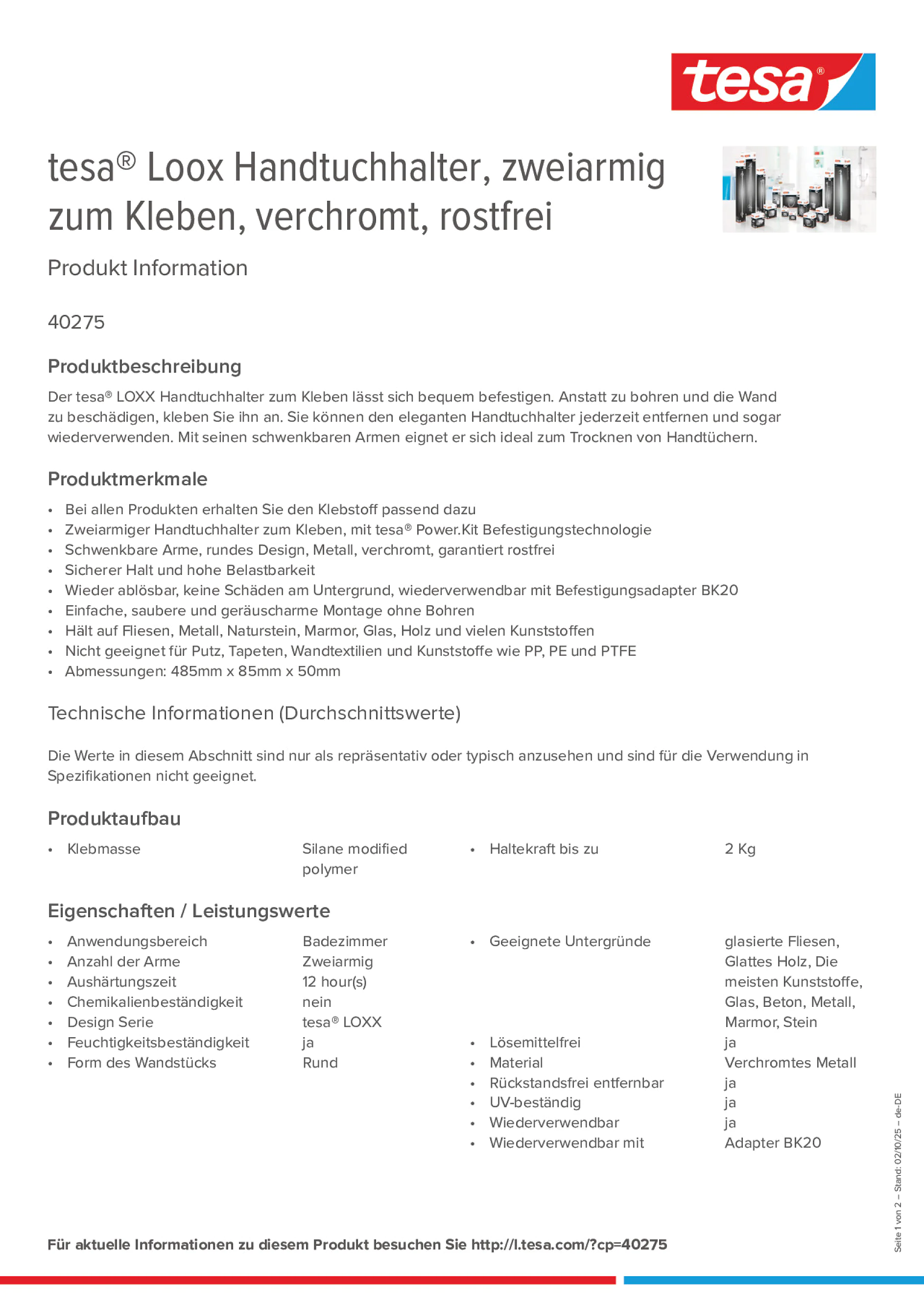 Product information_tesa® 40275_de-DE