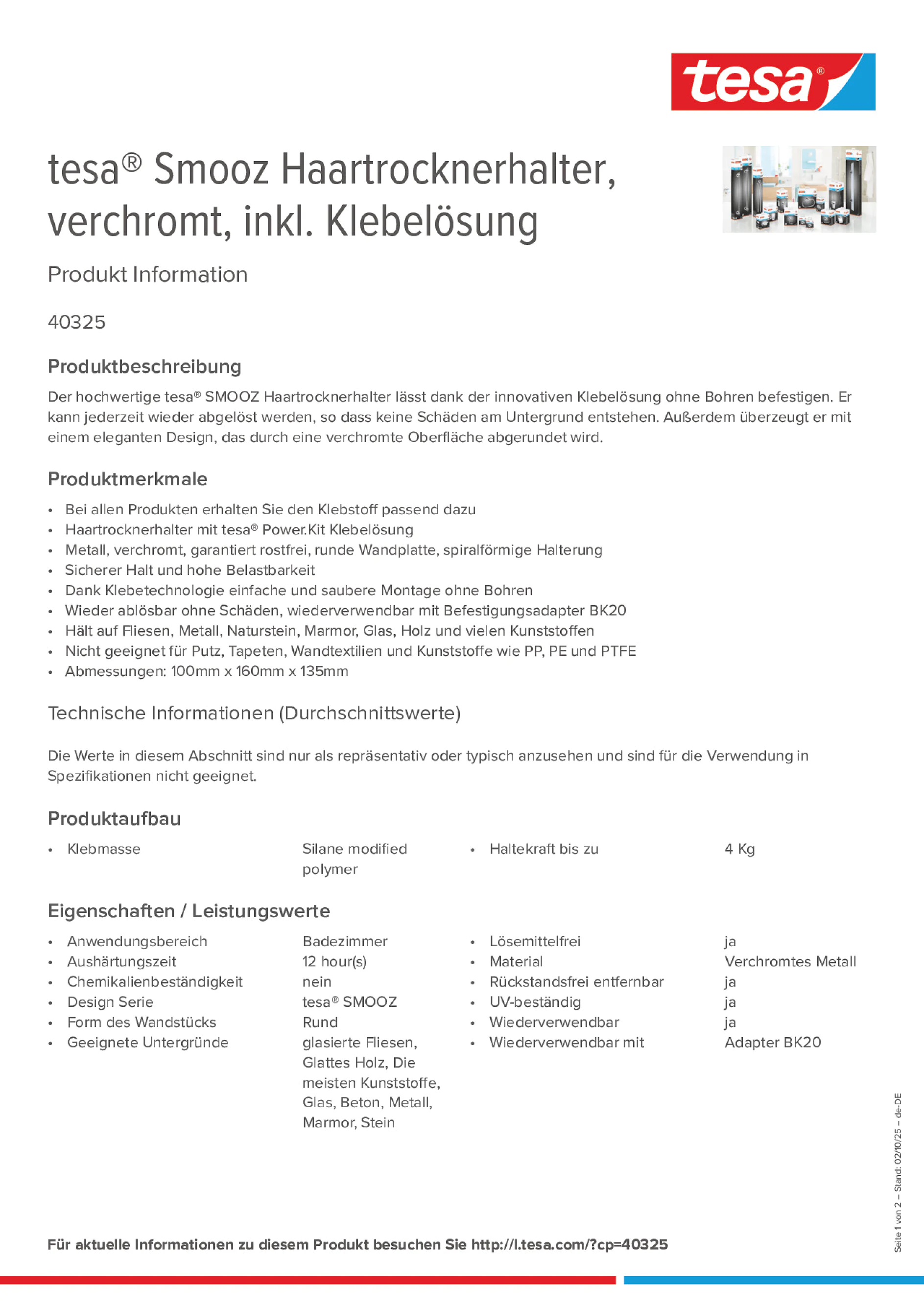 Product information_tesa® 40325_de-DE