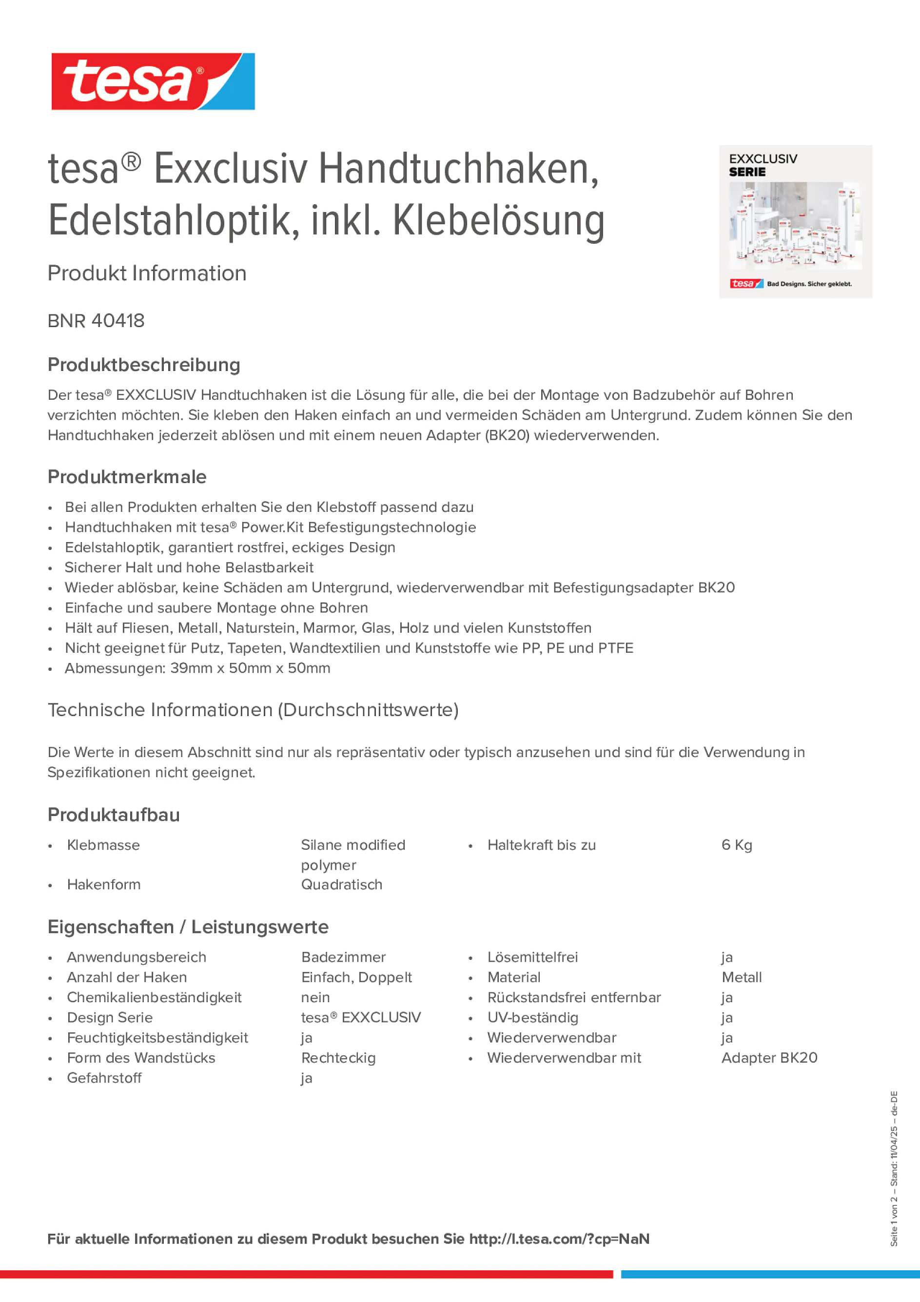 Product information_tesa® 40418_de-DE