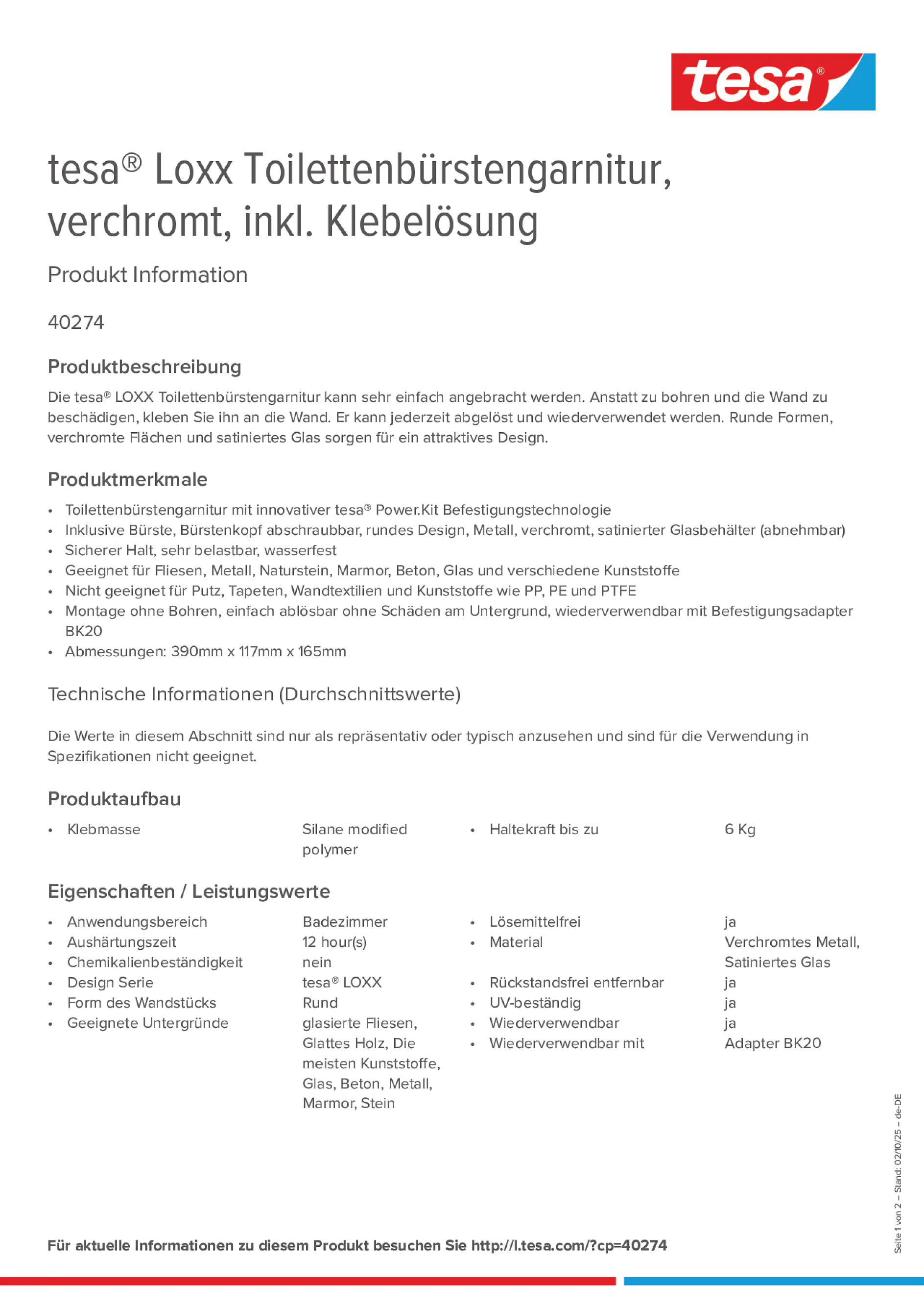 Product information_tesa® 40274_de-DE