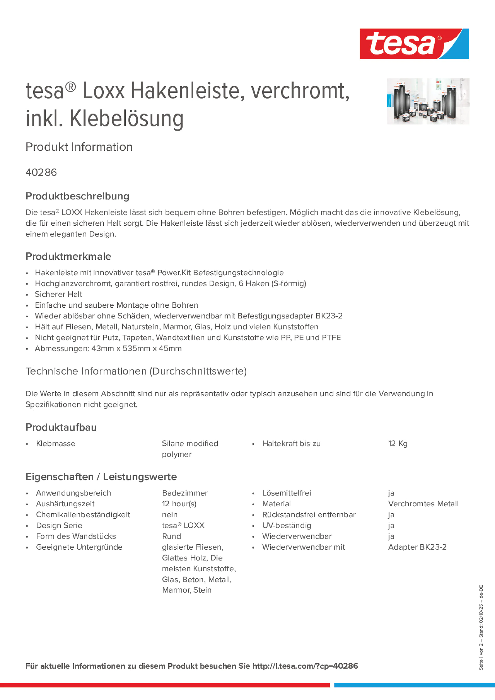 Product information_tesa® 40286_de-DE