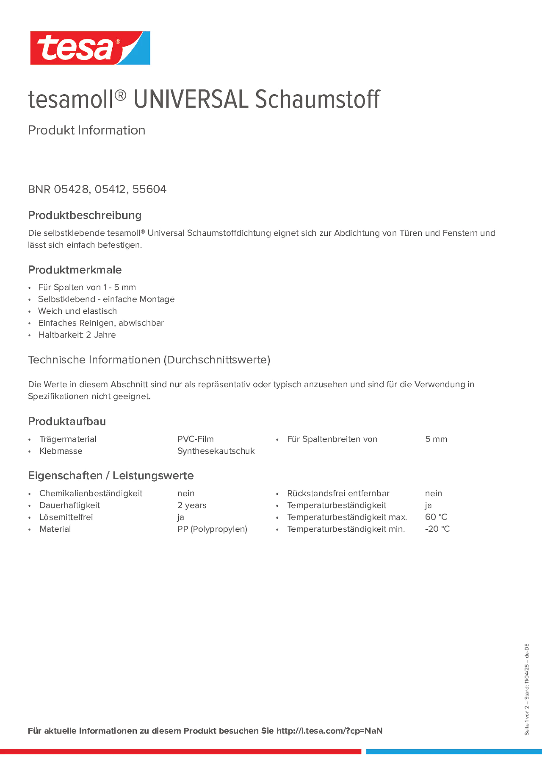 Product information_tesamoll® 55604_de-DE