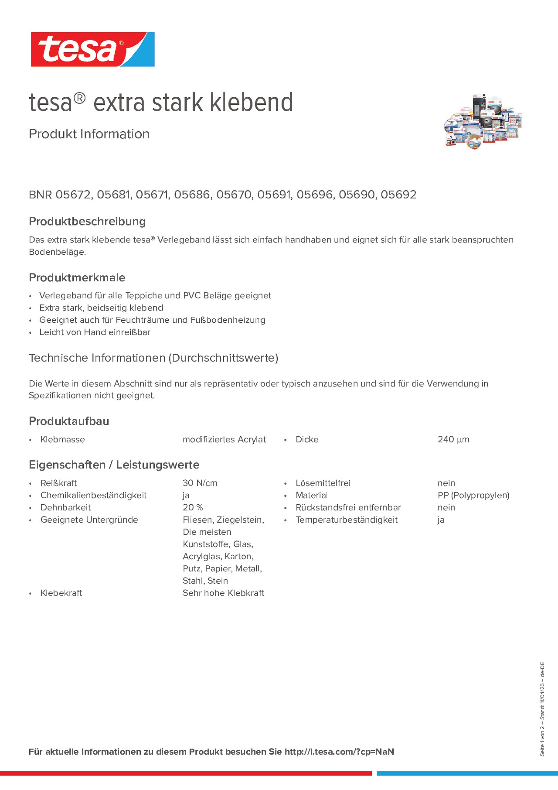 Product information_tesa® 5696_de-DE