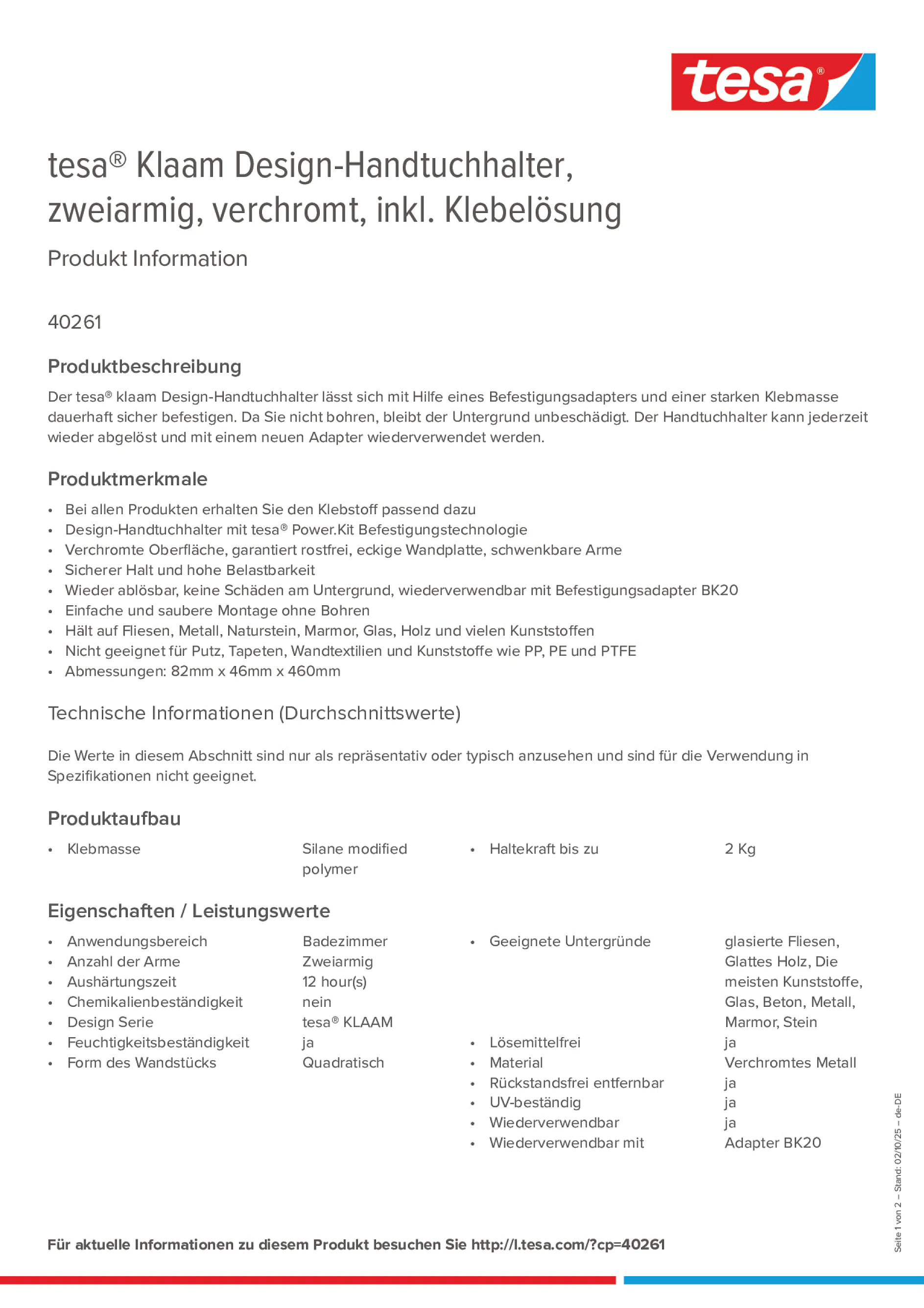 Product information_tesa® 40261_de-DE