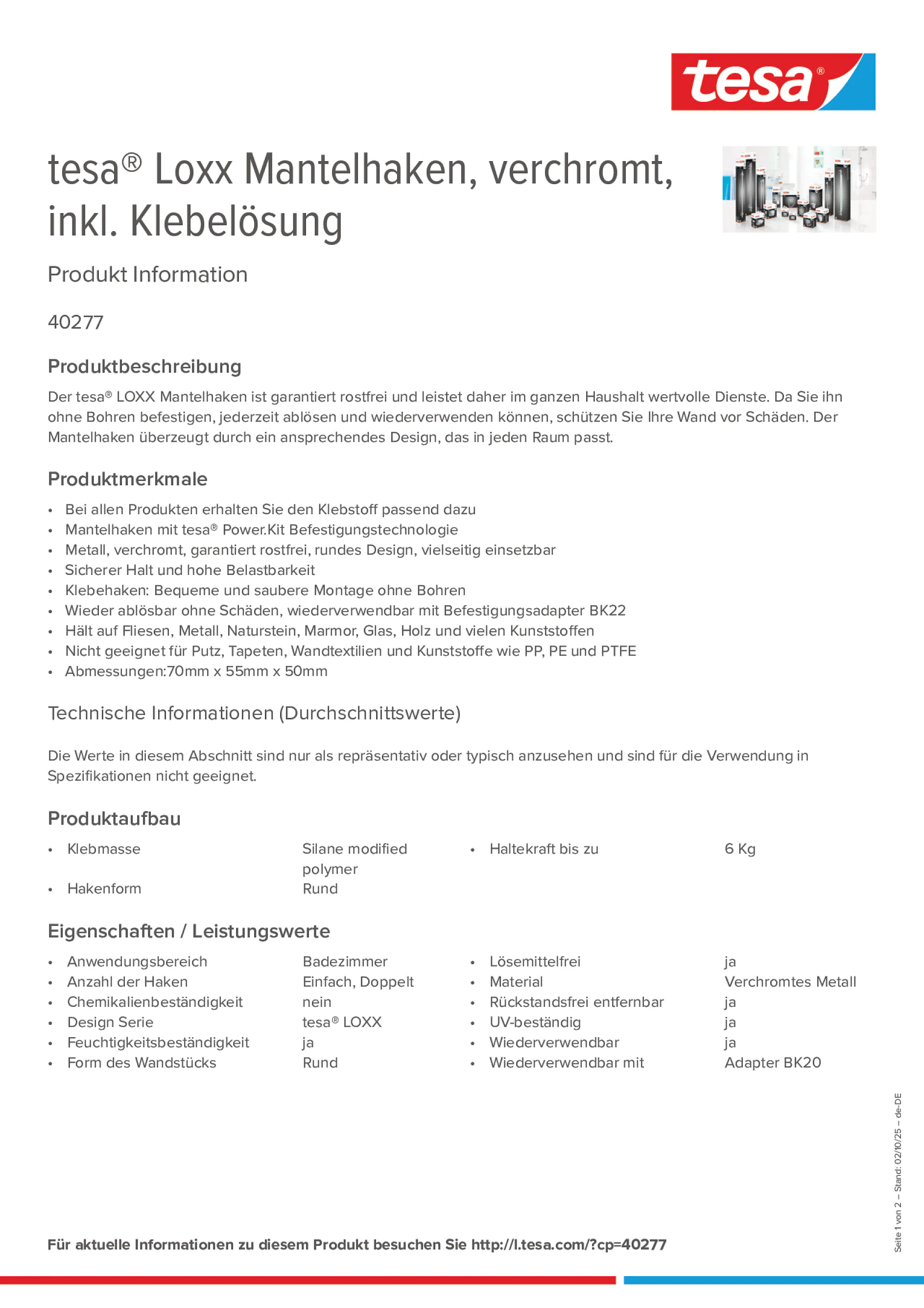 Product information_tesa® 40277_de-DE