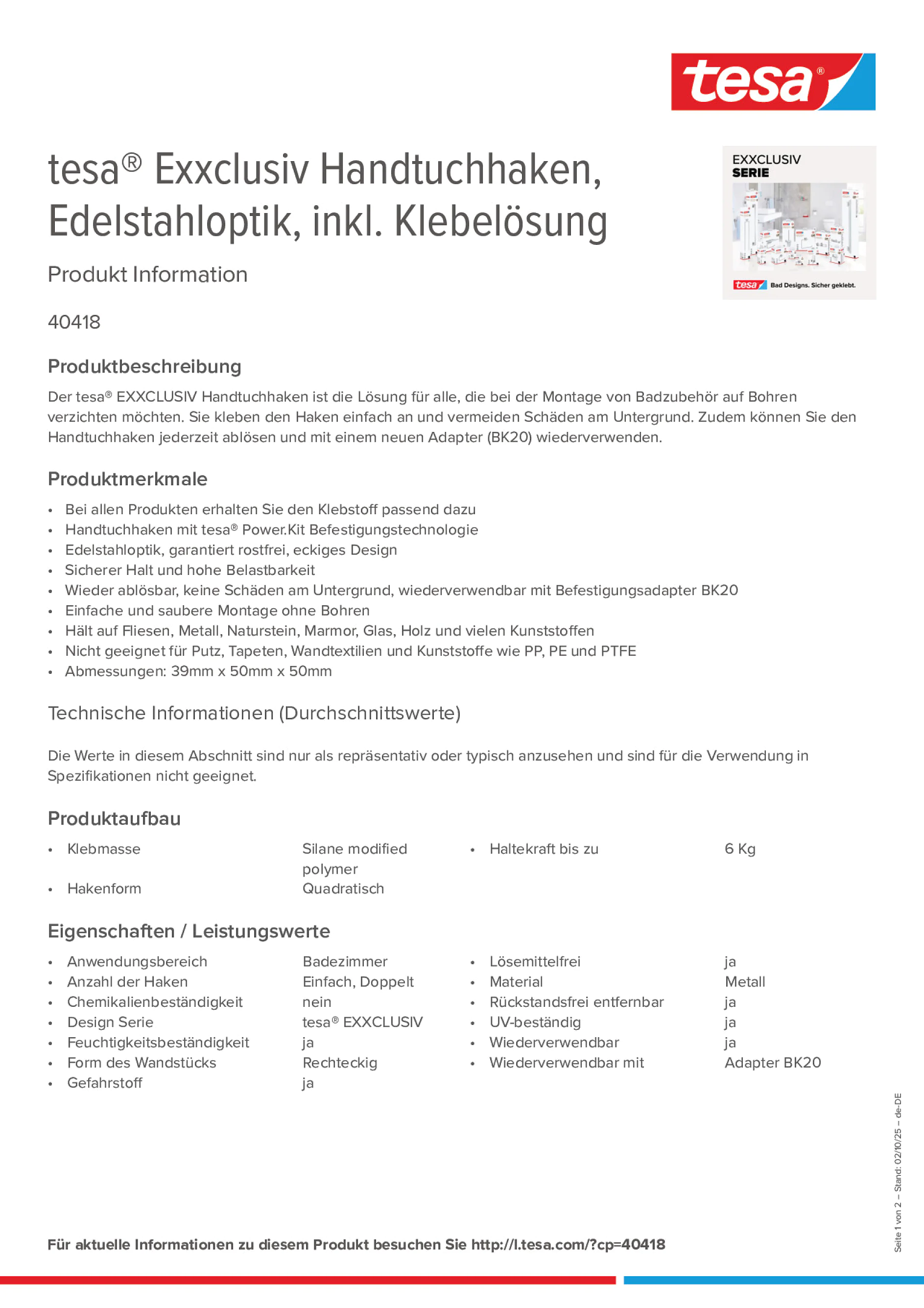 Product information_tesa® 40418_de-DE
