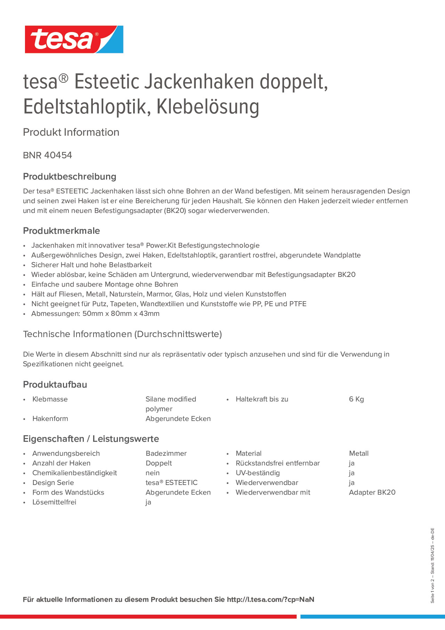 Product information_tesa® 40454_de-DE