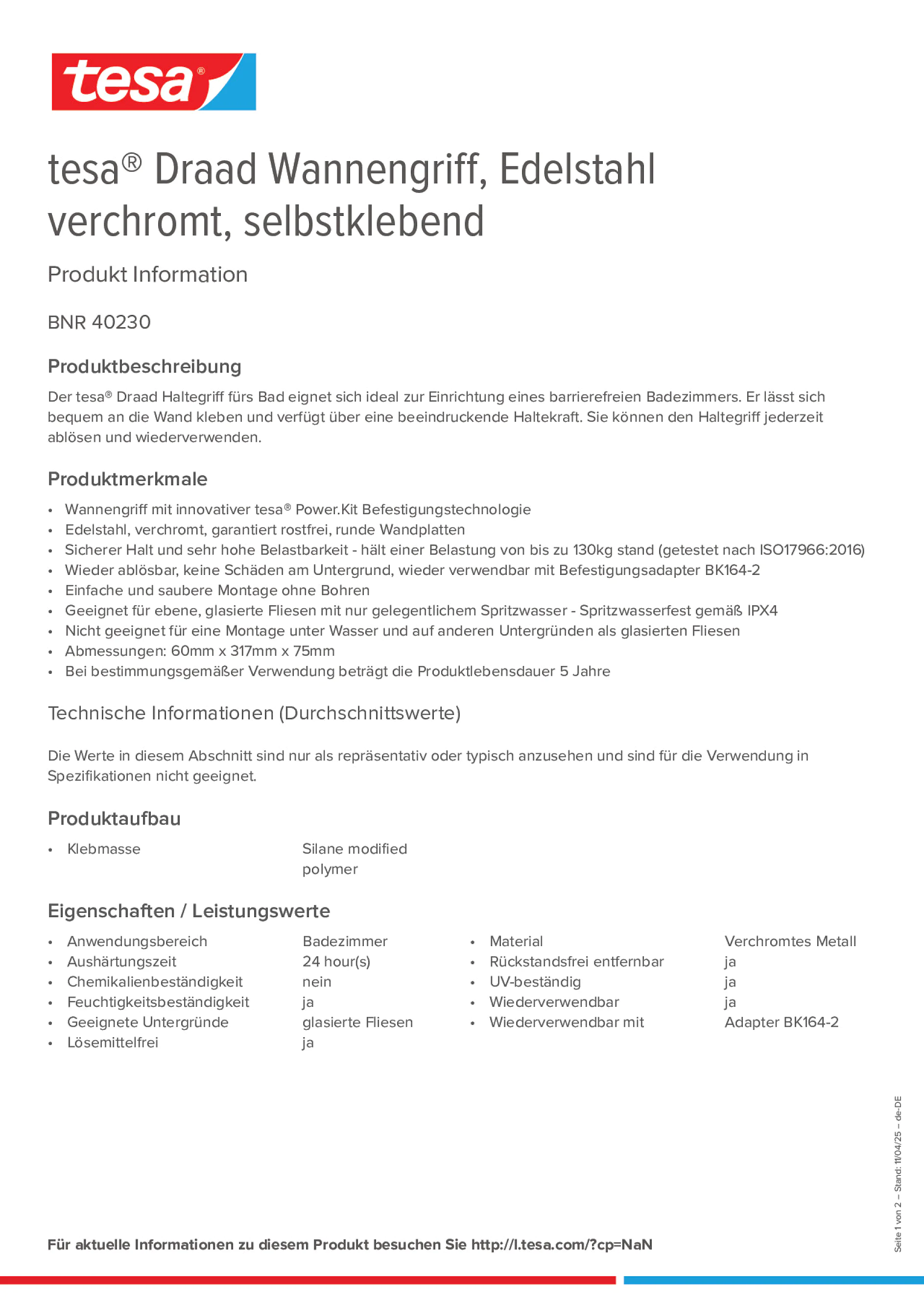 Product information_tesa® 40230_de-DE