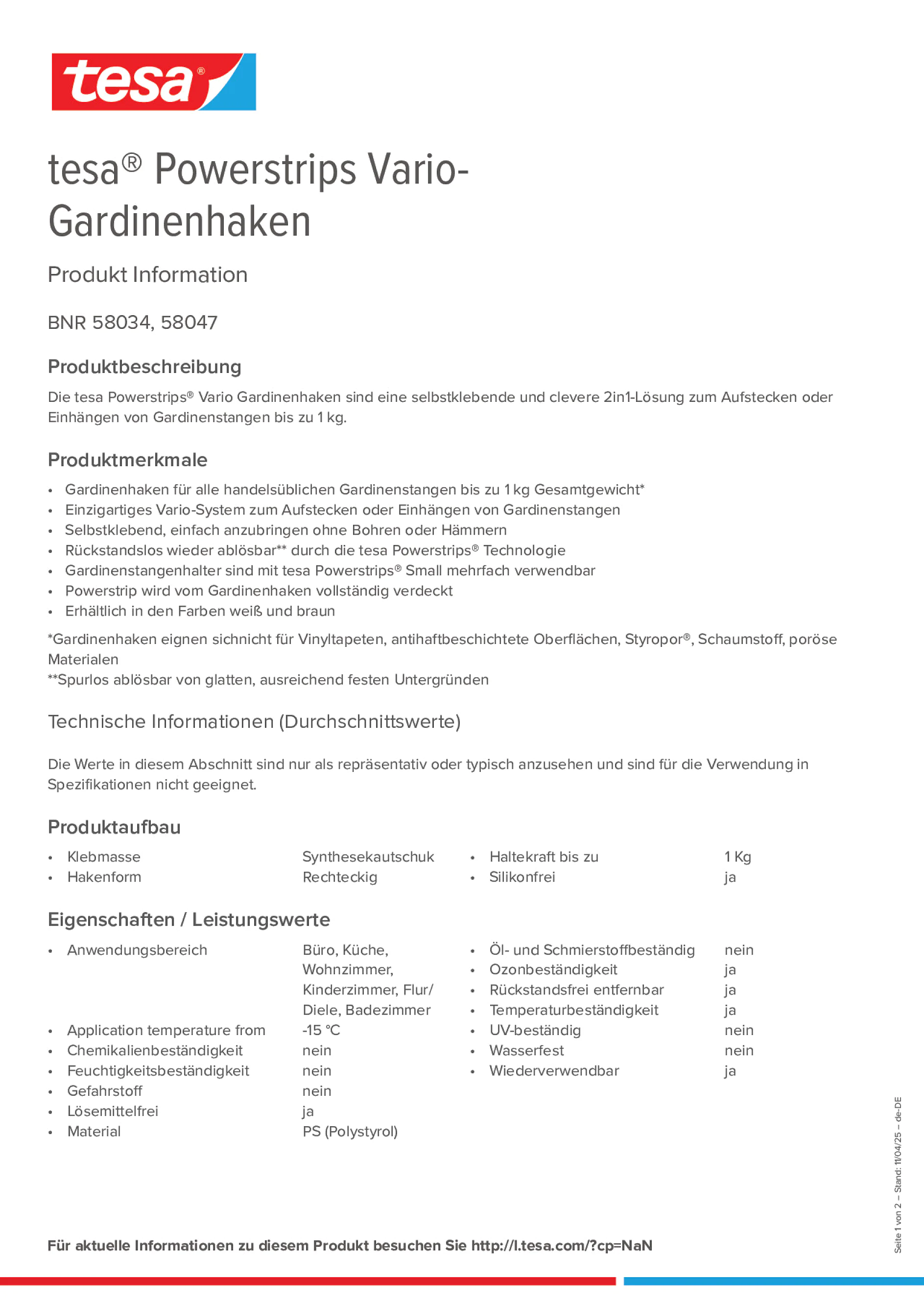 Product information_tesa® Powerstrips 58034_de-DE