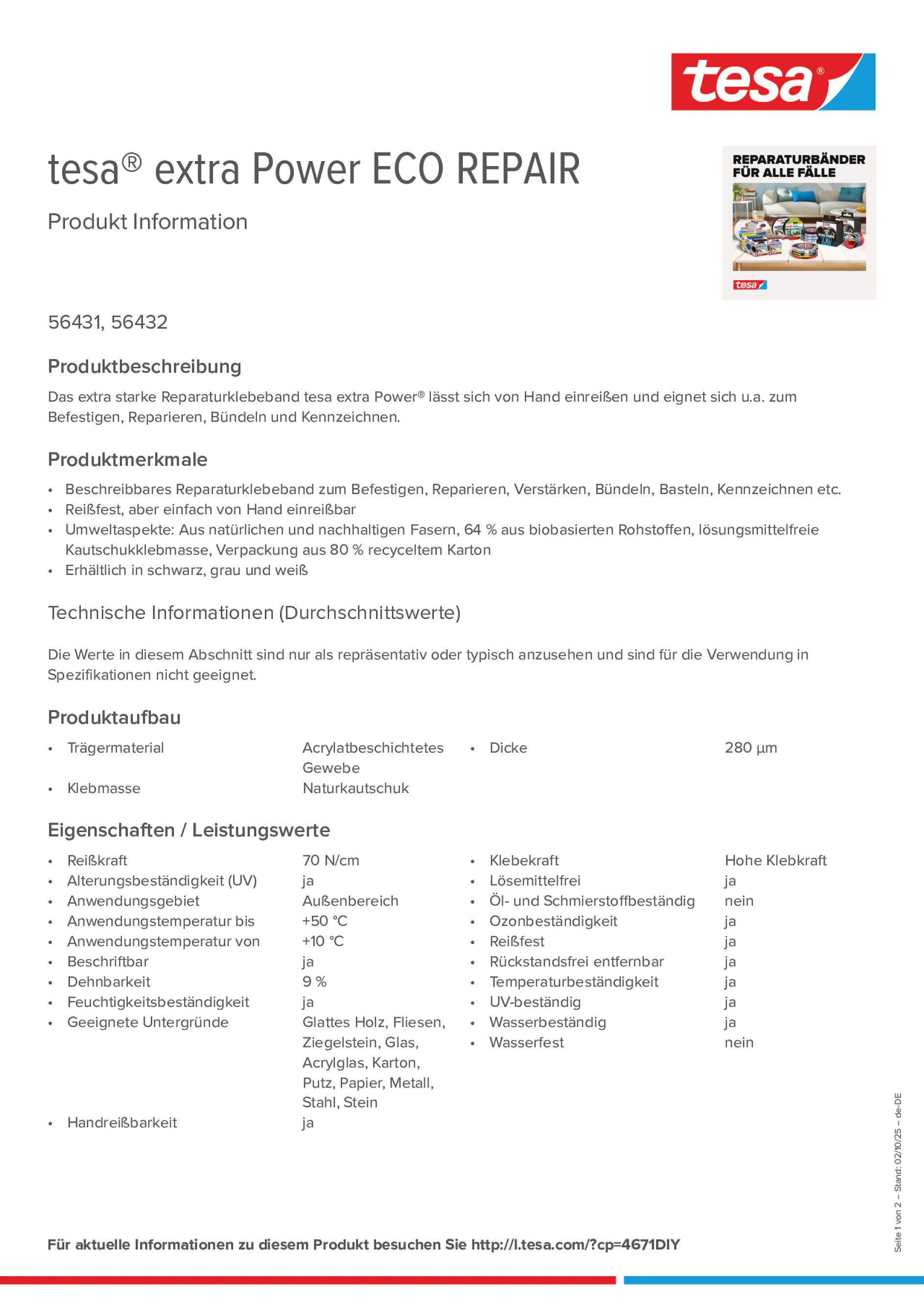 Product information_tesa® extra Power 56430_de-DE