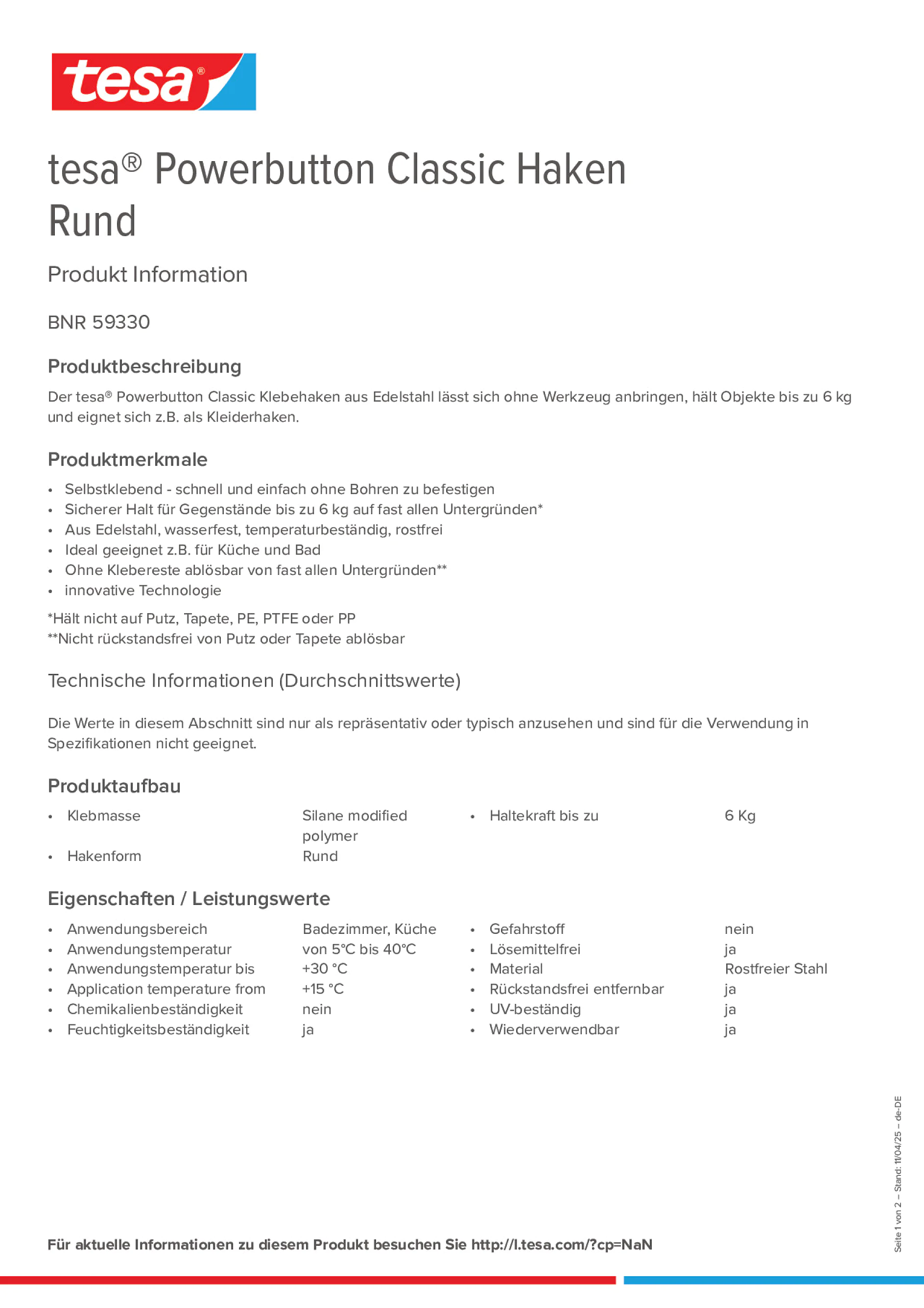Product information_tesa® Powerbutton 59330_de-DE