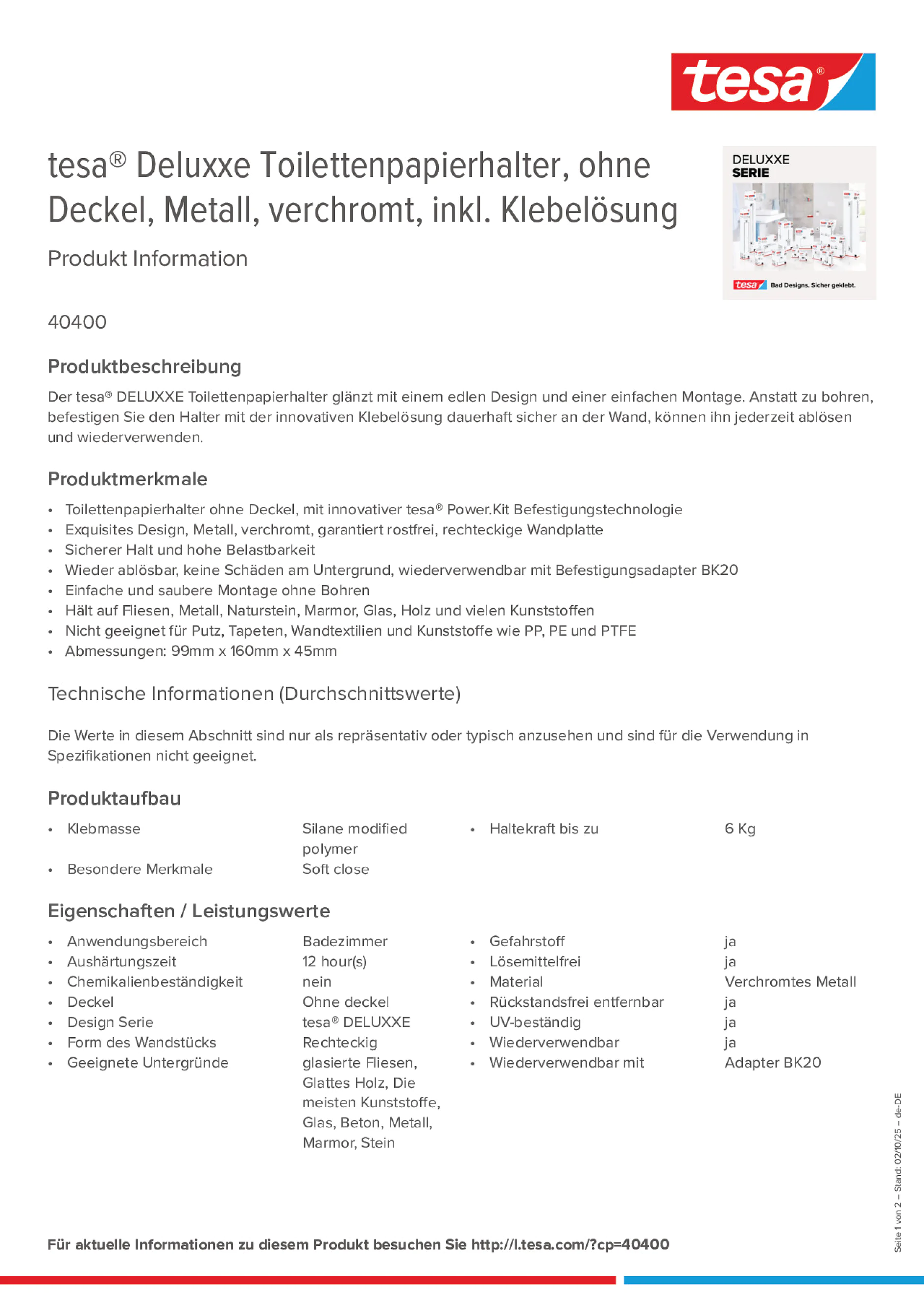 Product information_tesa® 40400_de-DE