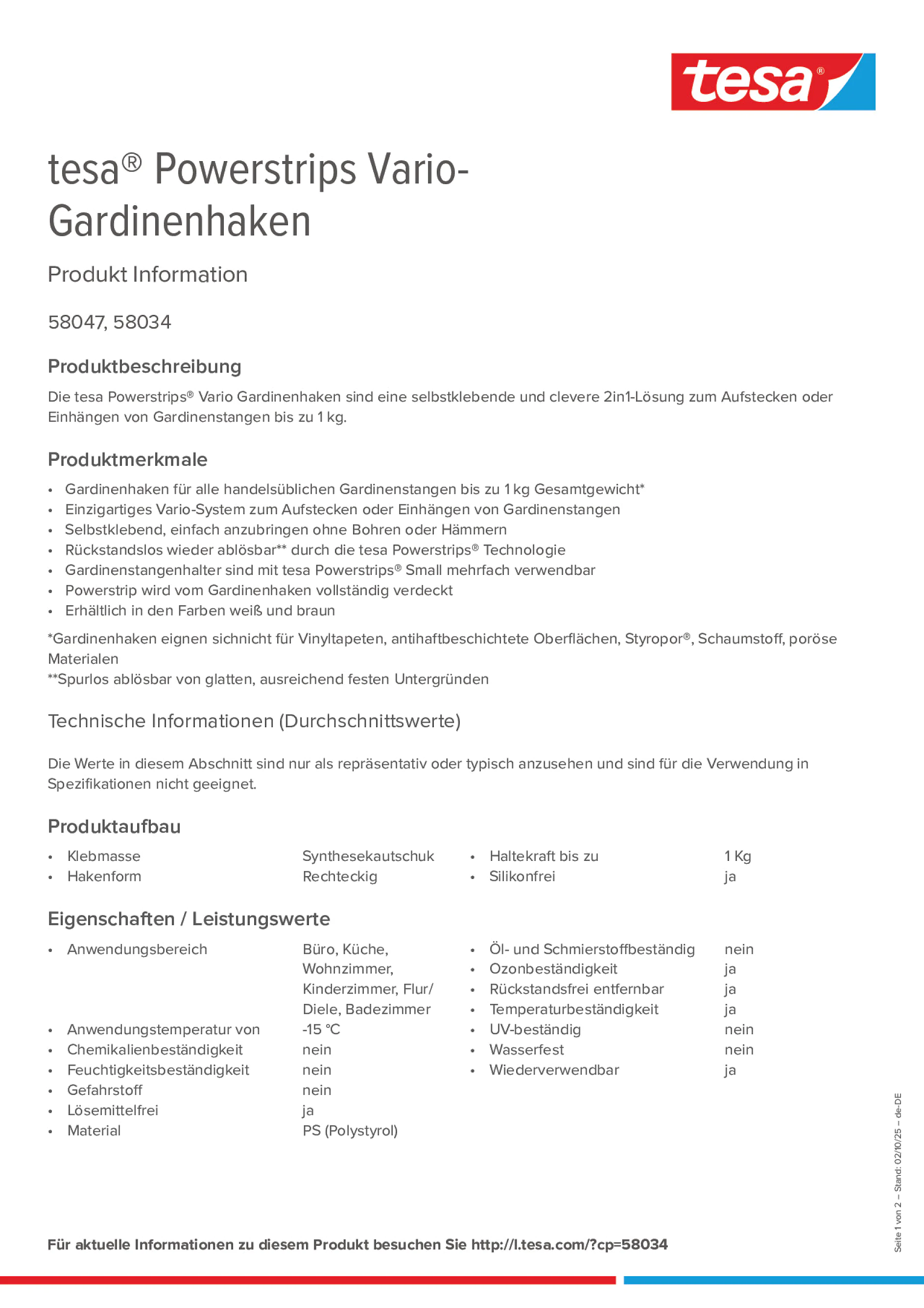 Product information_tesa® Powerstrips 58034_de-DE