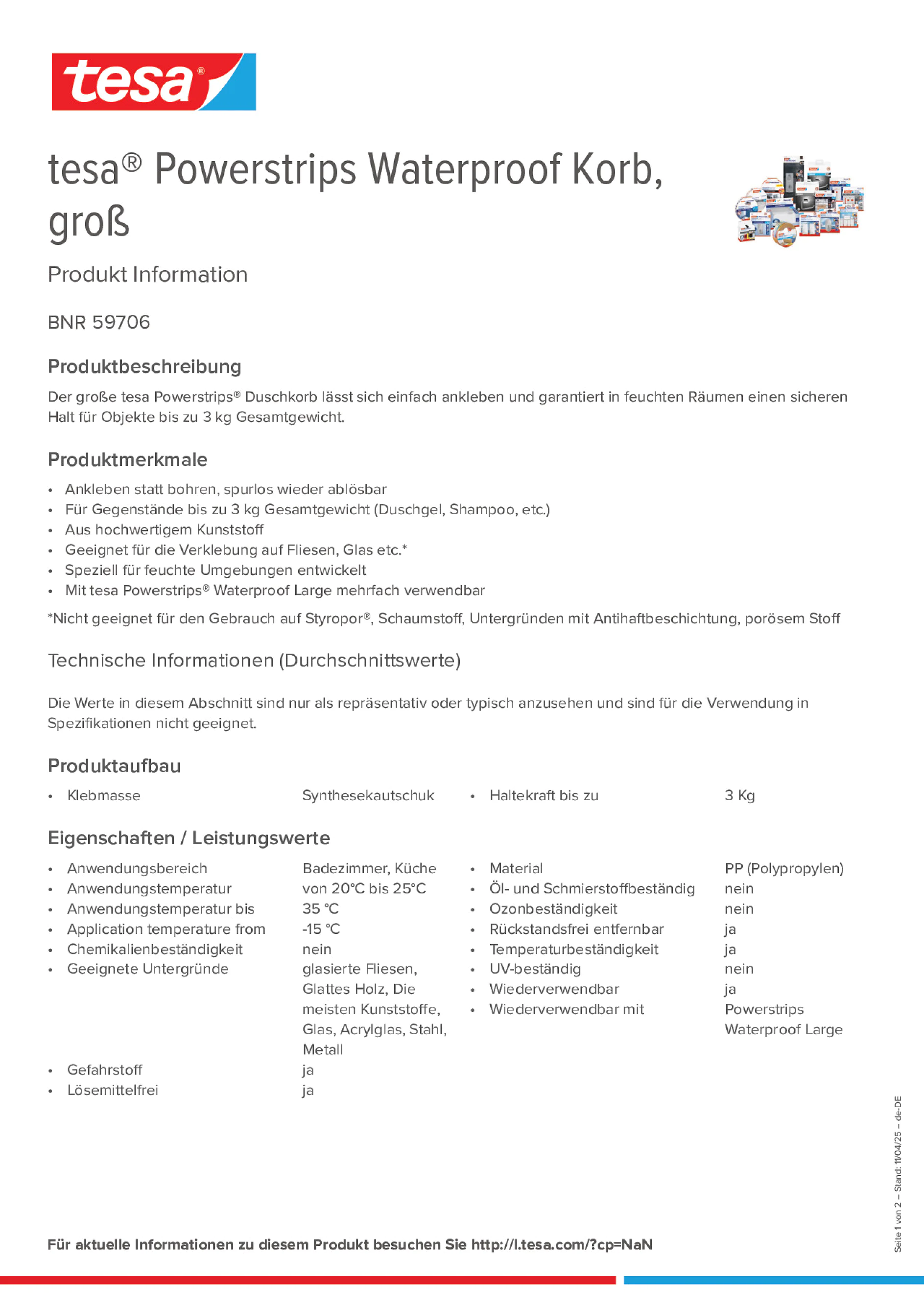 Product information_tesa® Powerstrips 59706_de-DE