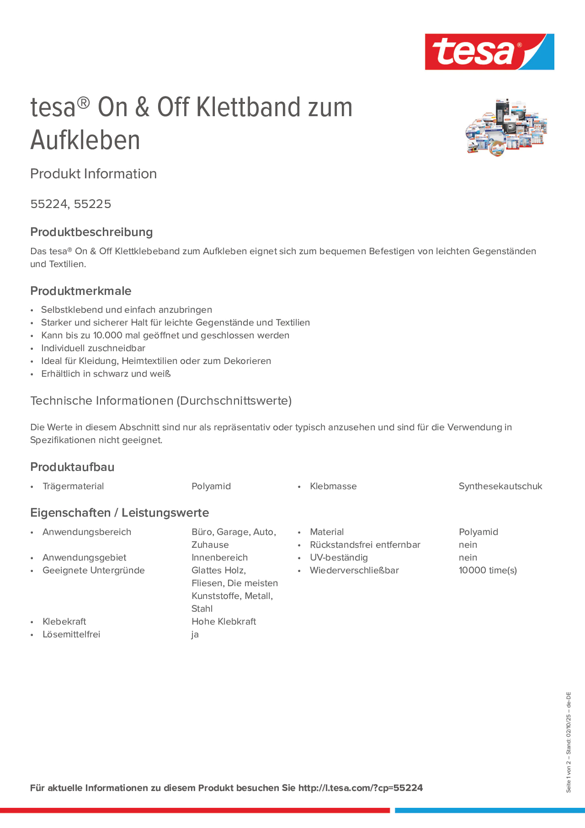 Product information_tesa® On & Off 55225_de-DE