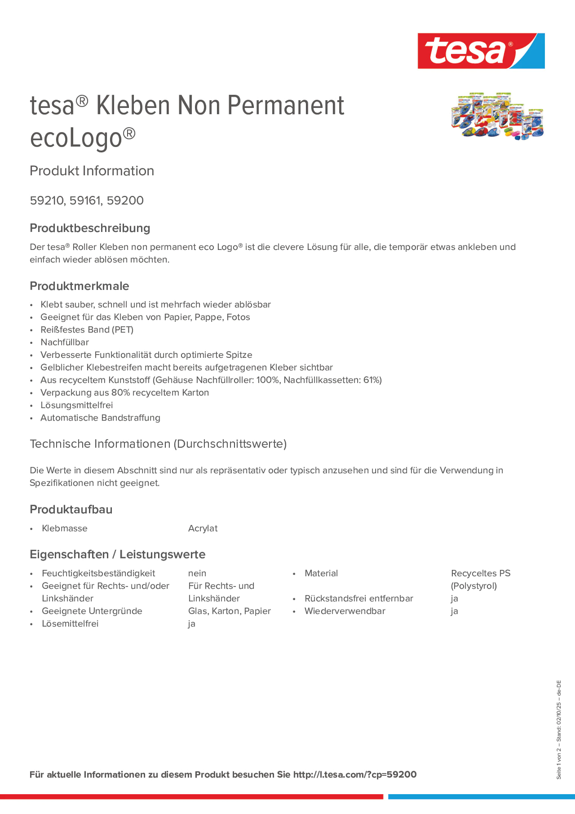 Product information_tesa® 59166_de-DE