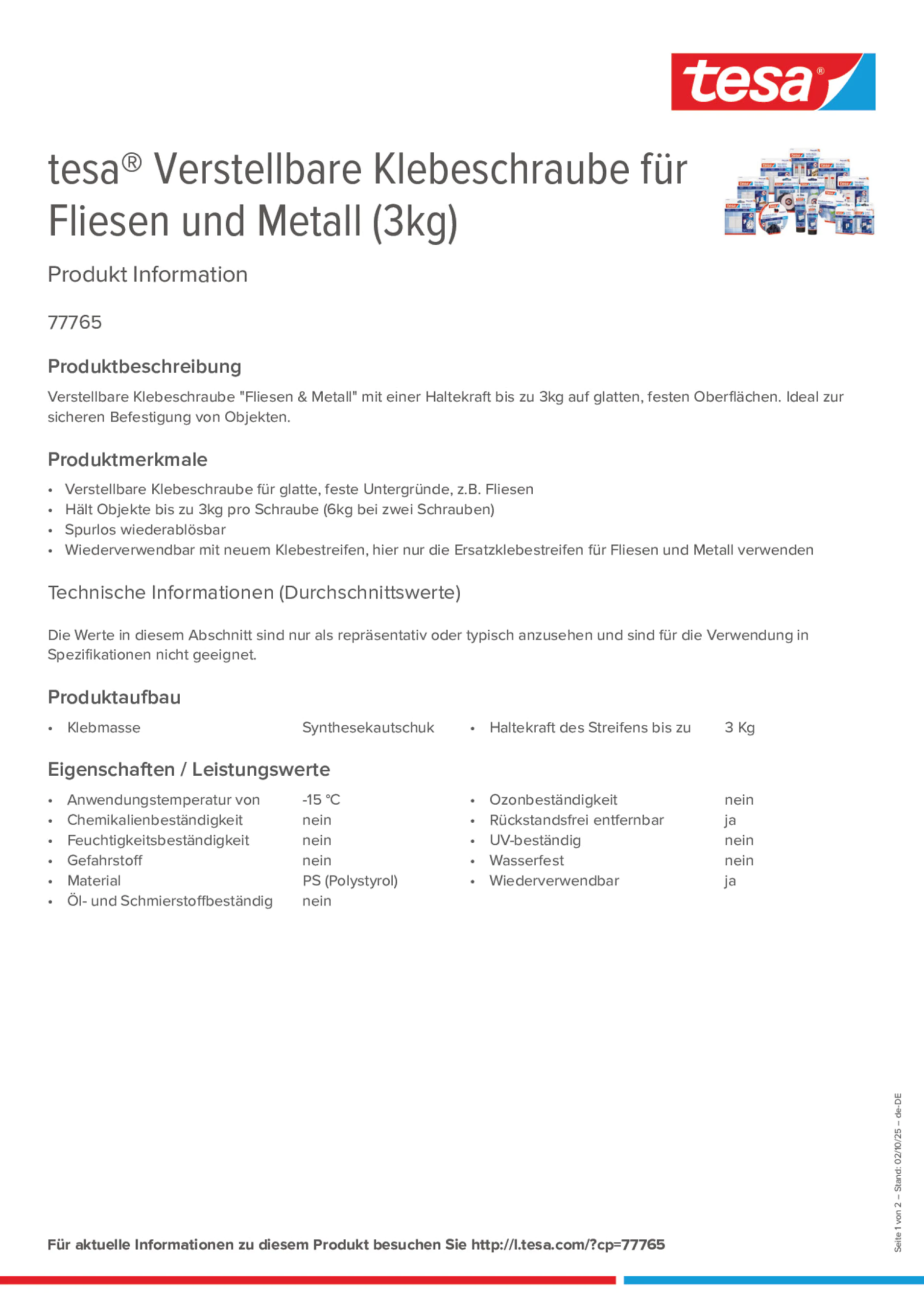Product information_tesa® 77765_de-DE