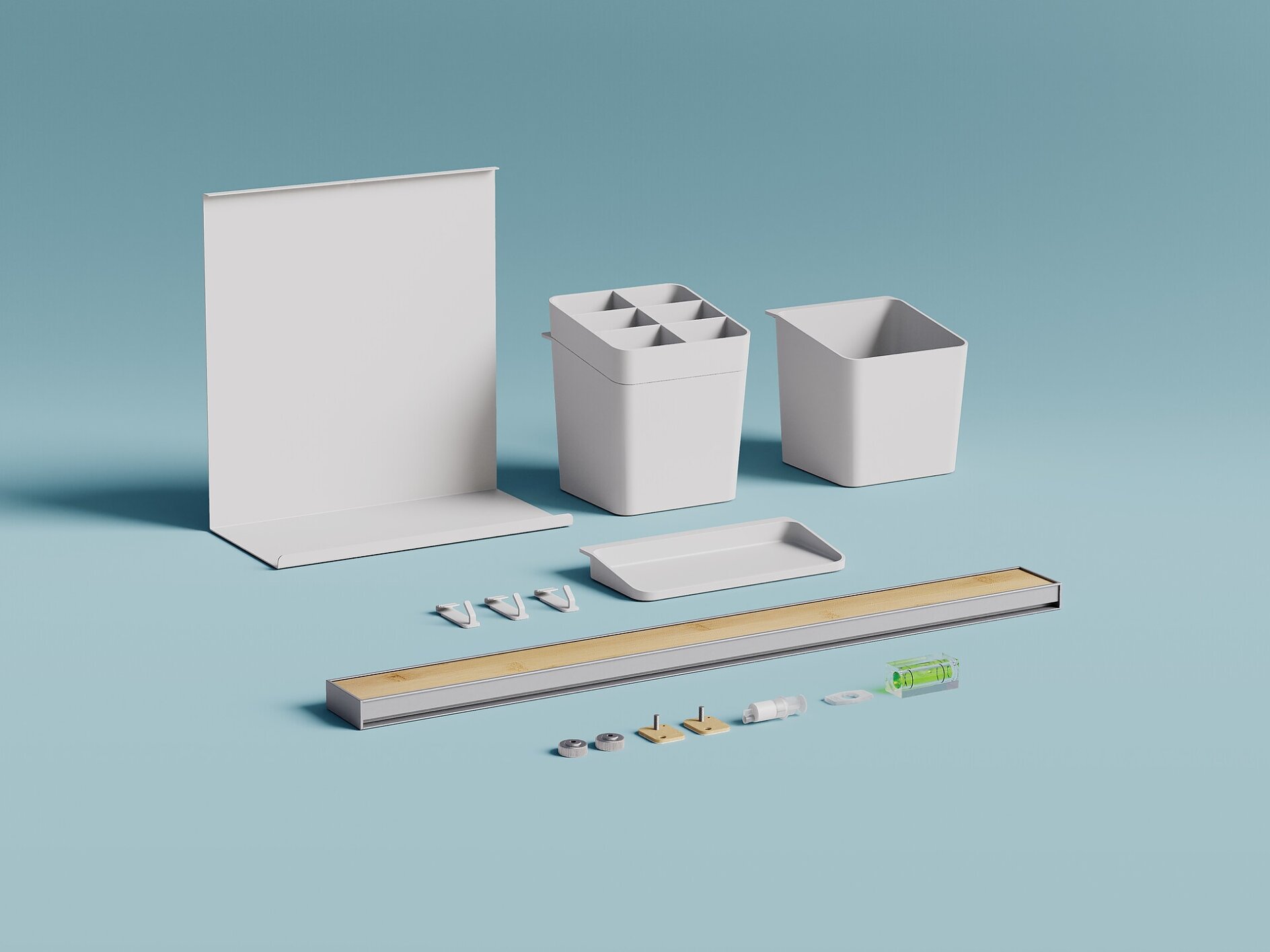 tesa® Küchenorganizer Kombi Set M