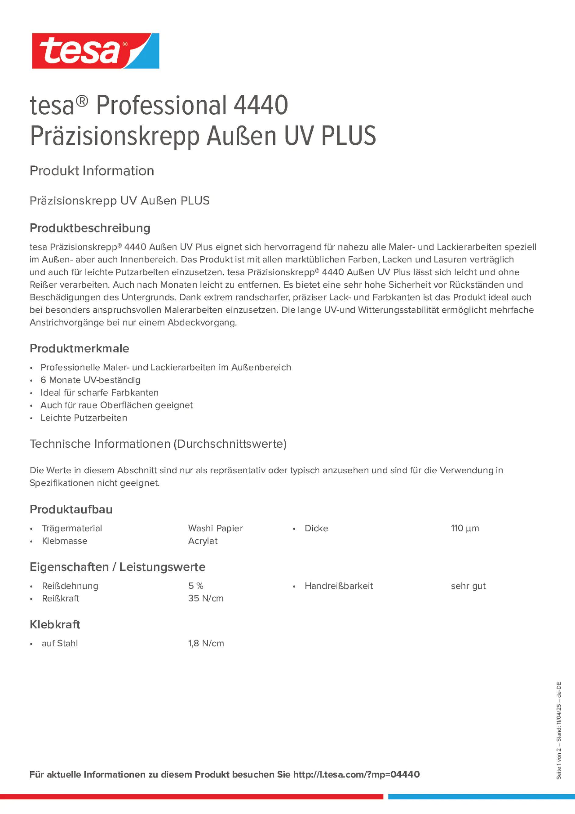 Product information_tesa® Professional 04440_de-DE