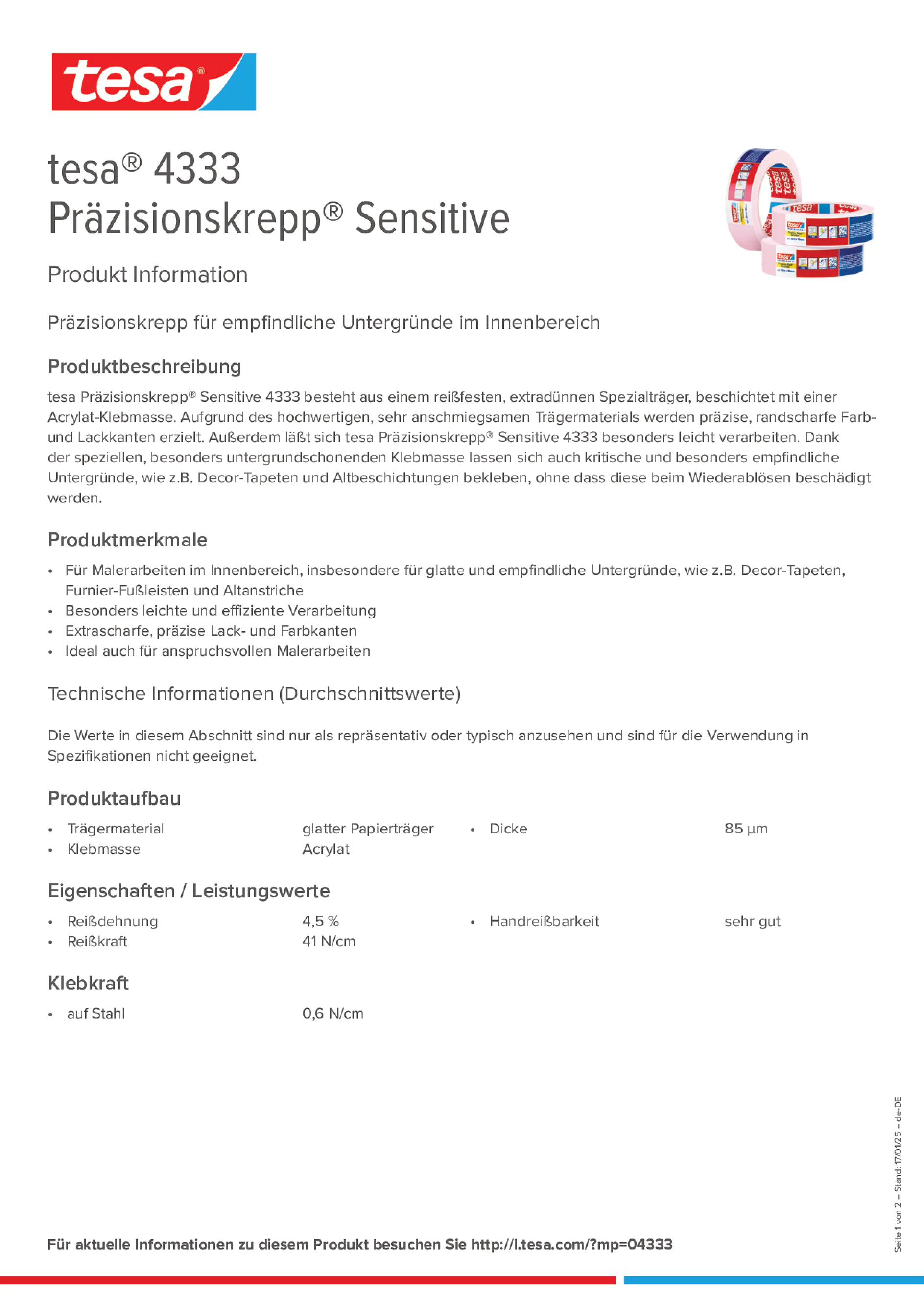Product information_tesa® 04333_de-DE