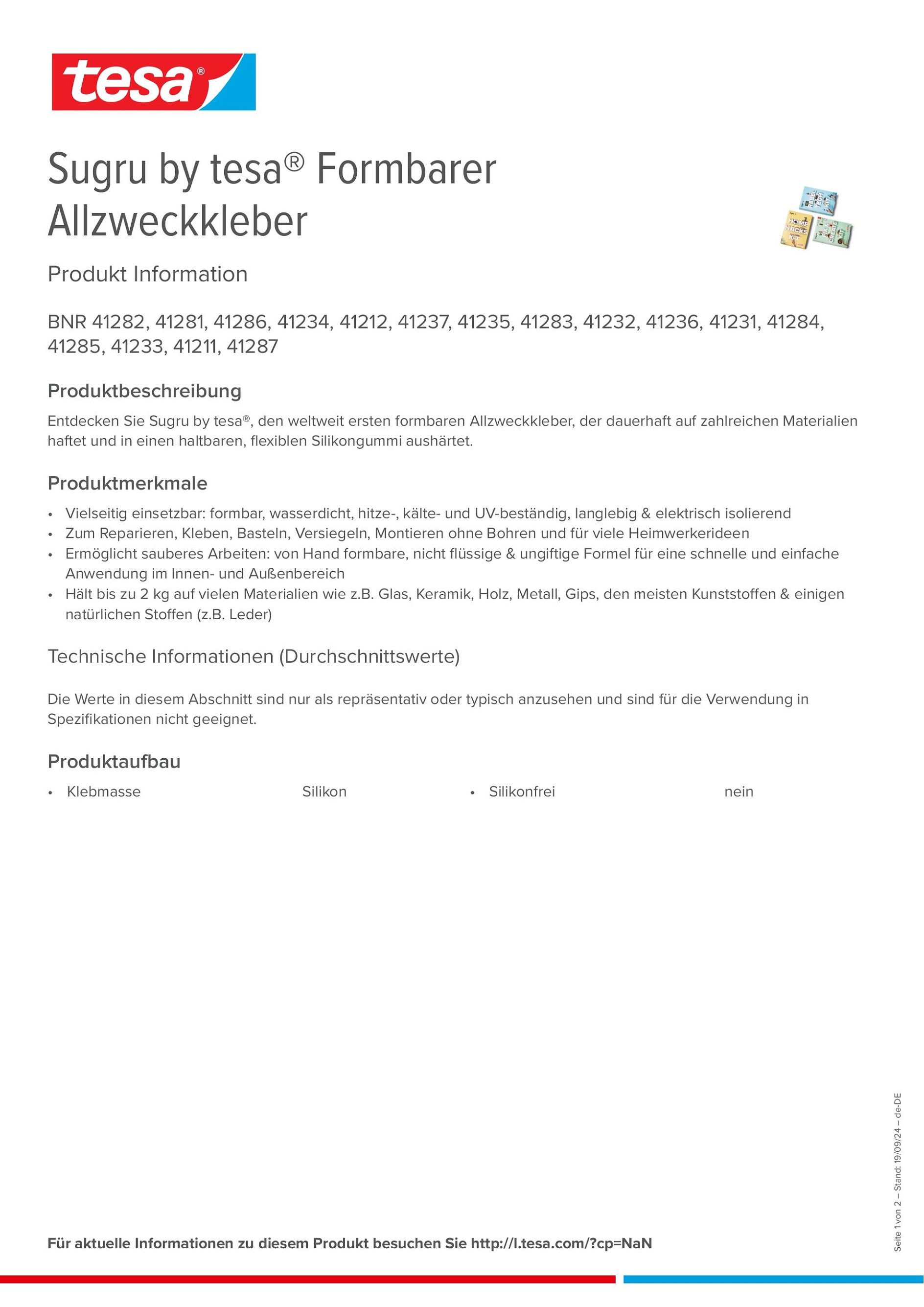 Product information_Sugru by tesa® 41282_de-DE