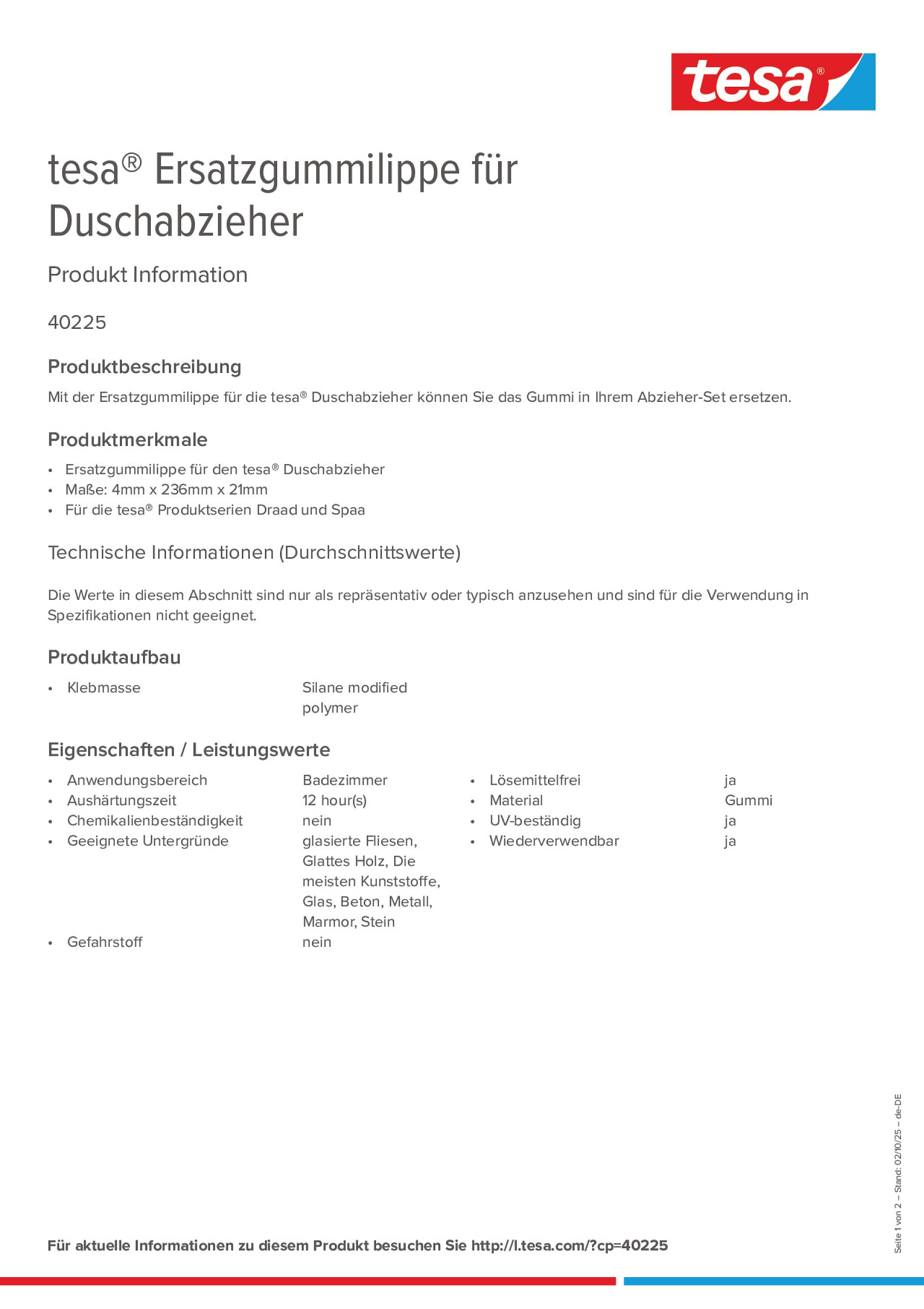 Product information_tesa® 40225_de-DE