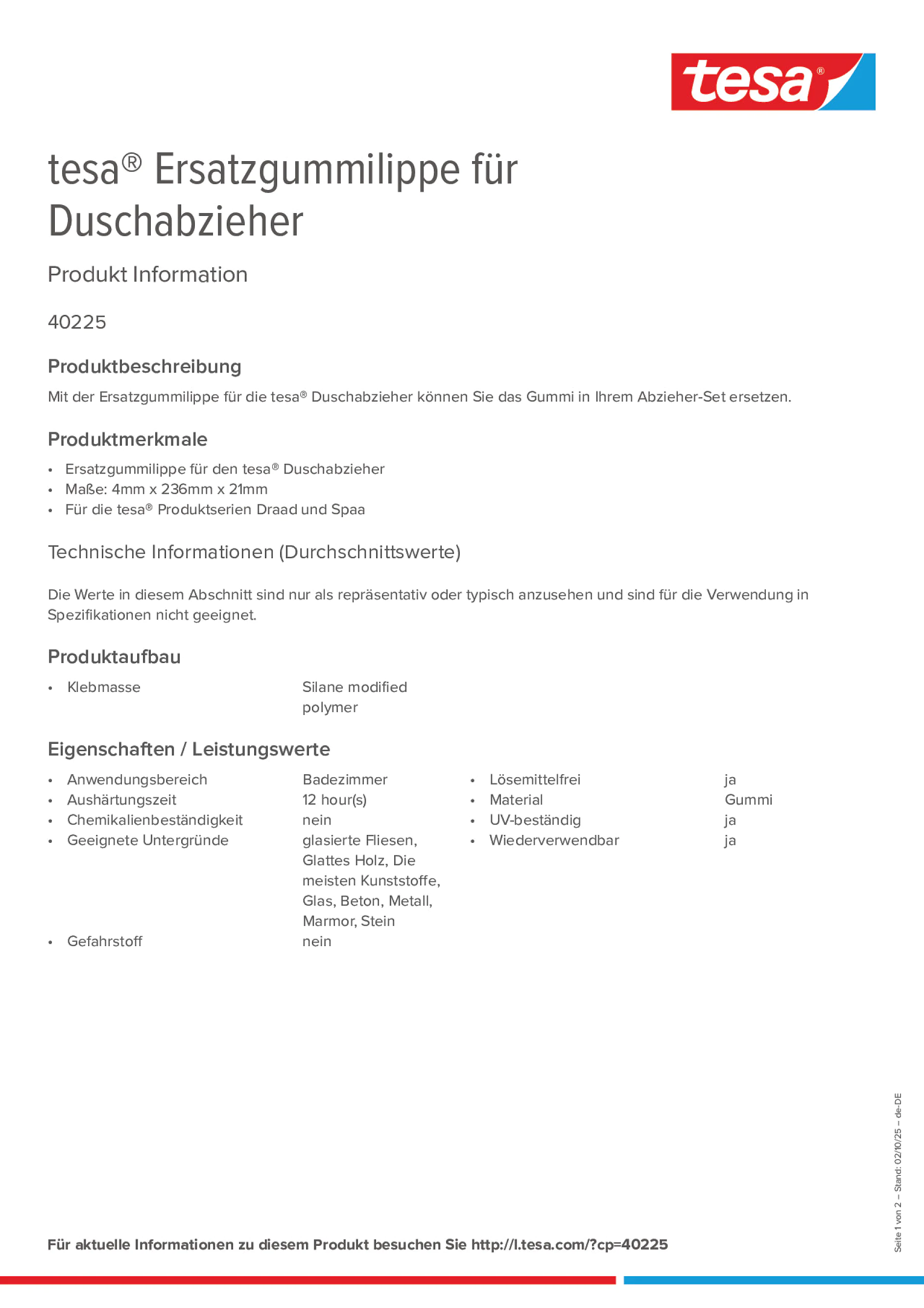 Product information_tesa® 40225_de-DE