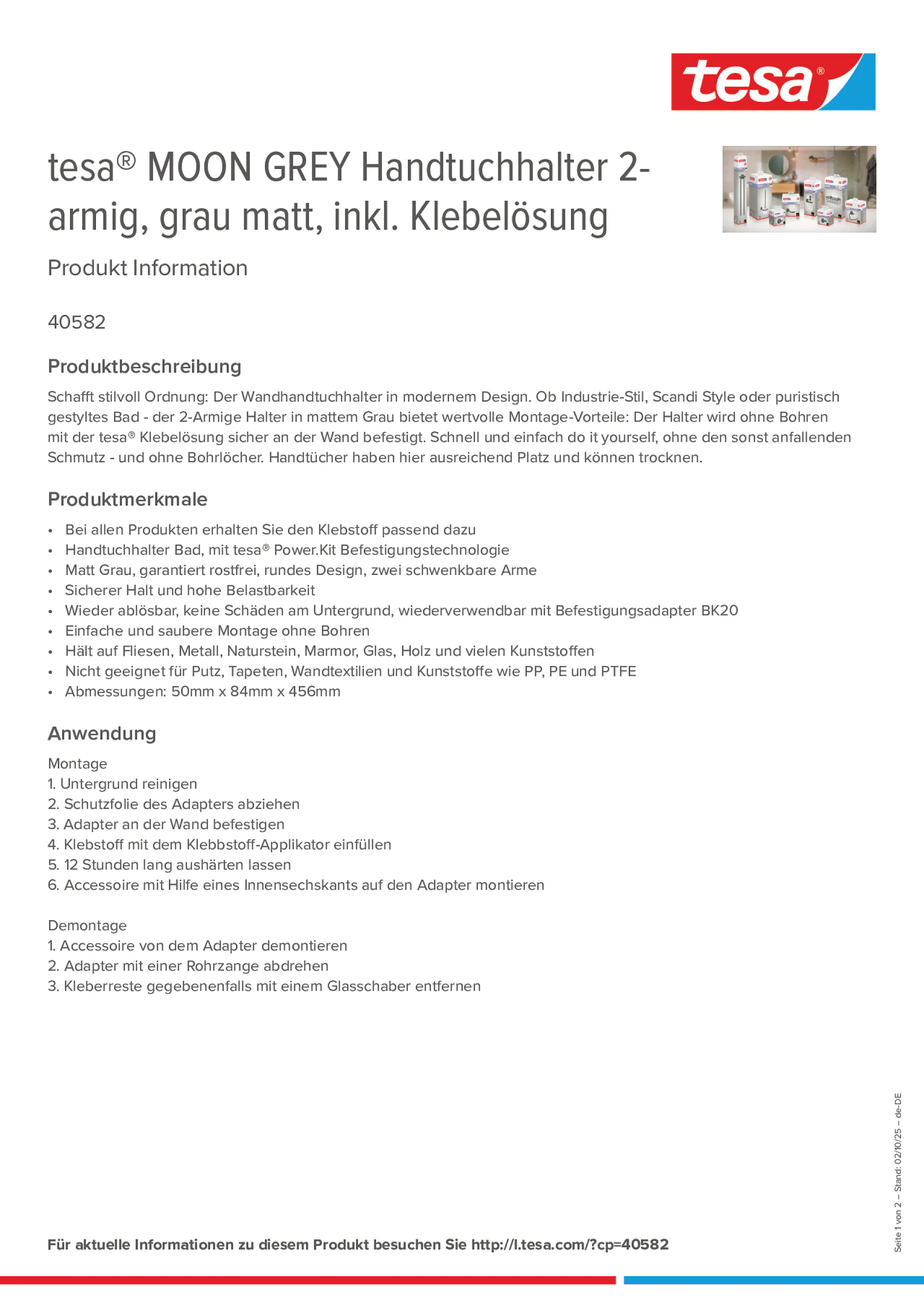 Product information_tesa® 40582_de-DE