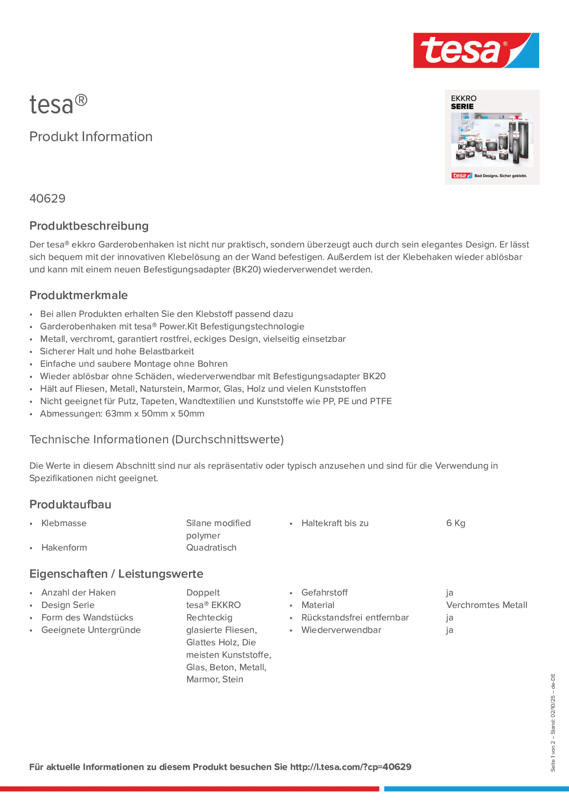 Product information_tesa® 40629_de-DE